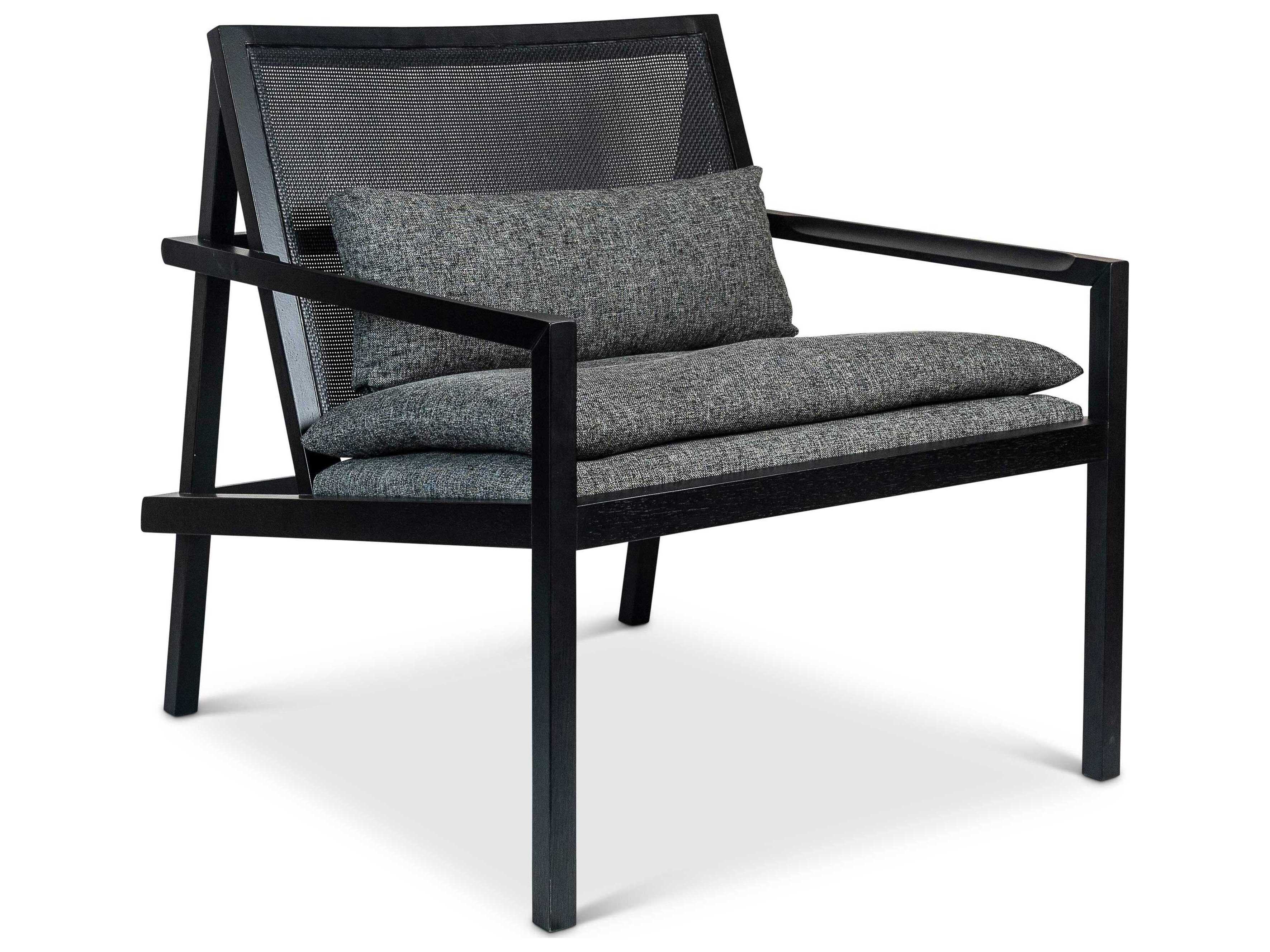 Urbia Modern Brazilian Barra Black Fabric Accent Chair