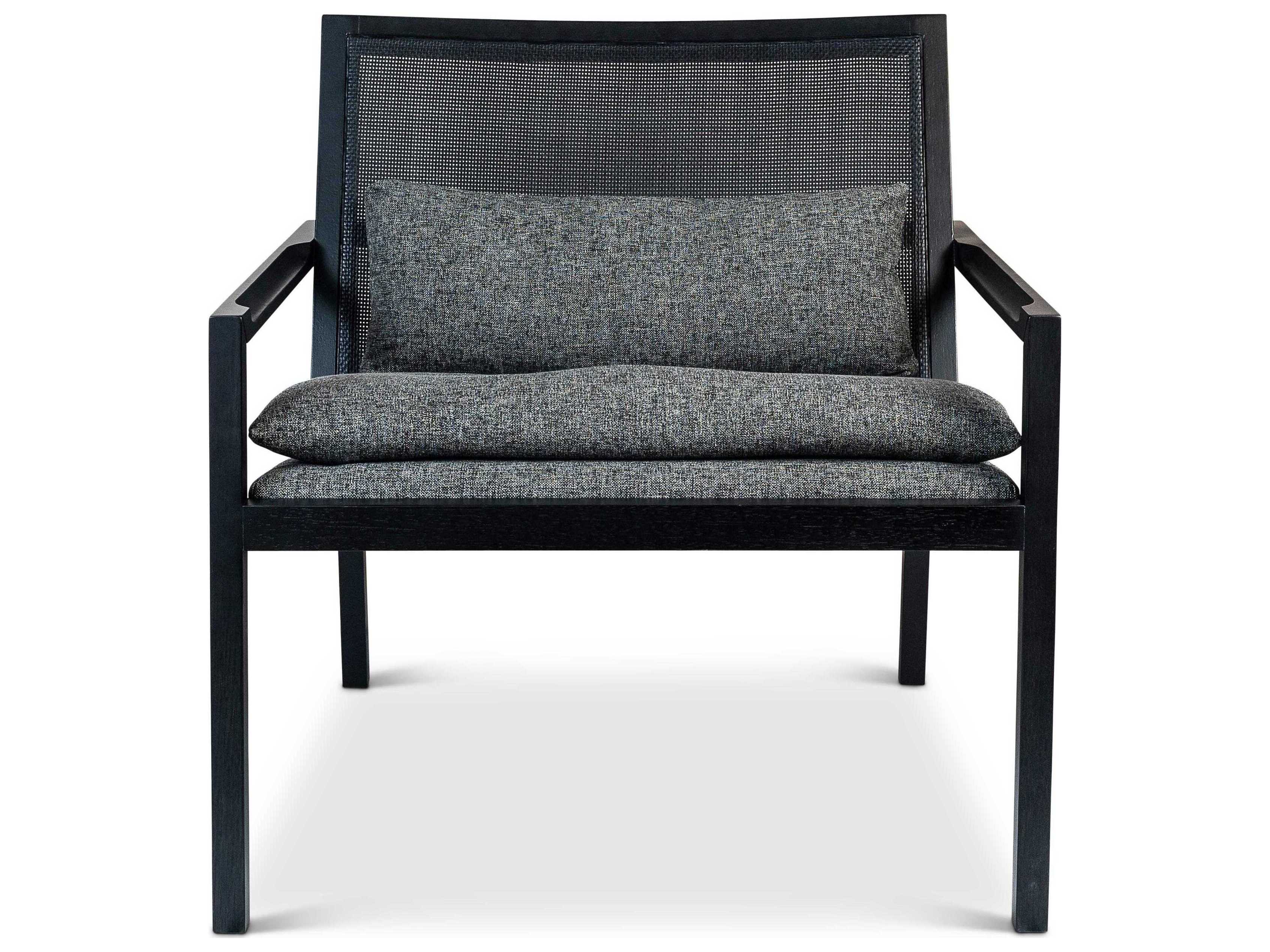 Urbia Modern Brazilian Barra Black Fabric Accent Chair