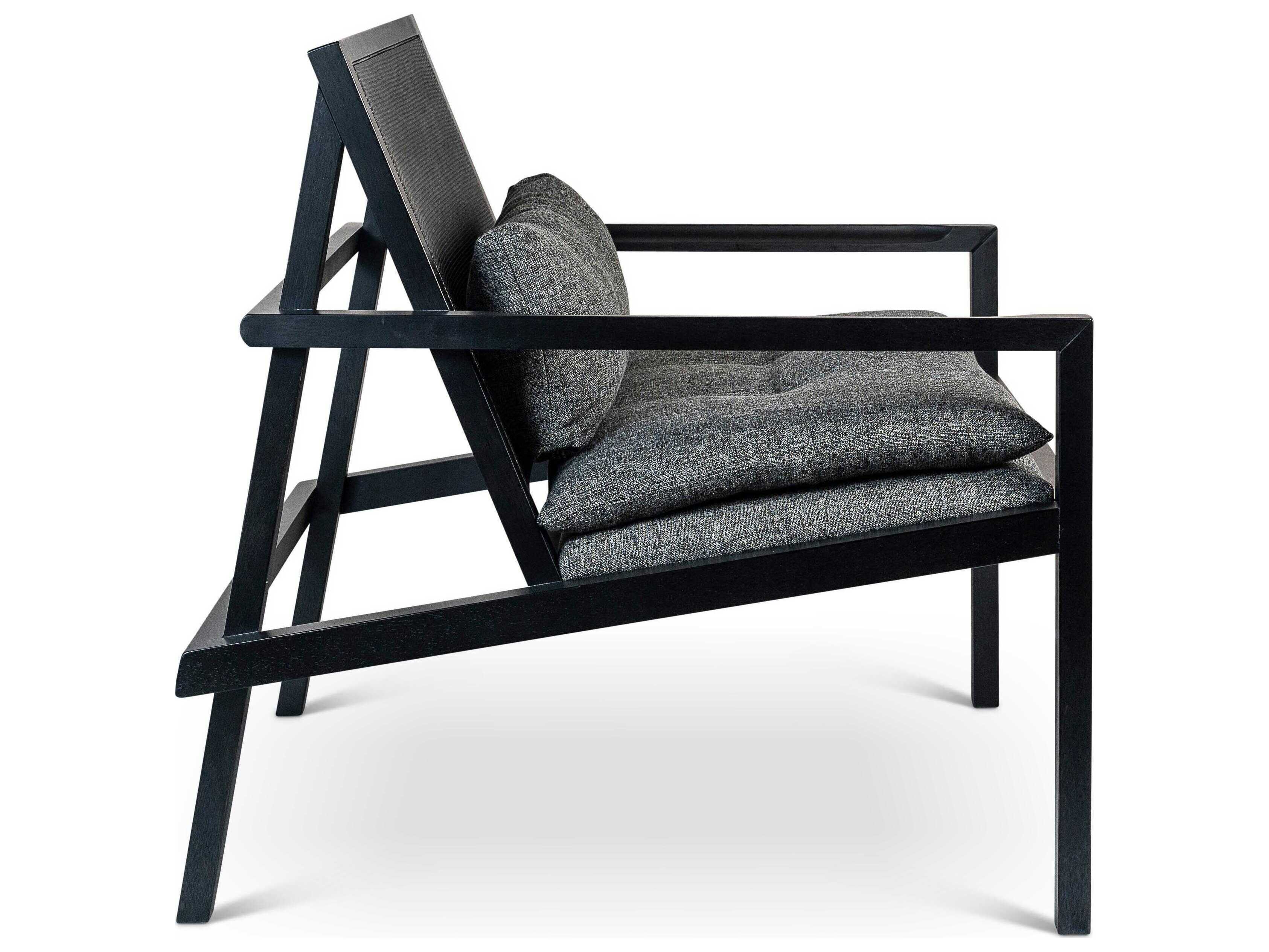 Urbia Modern Brazilian Barra Black Fabric Accent Chair