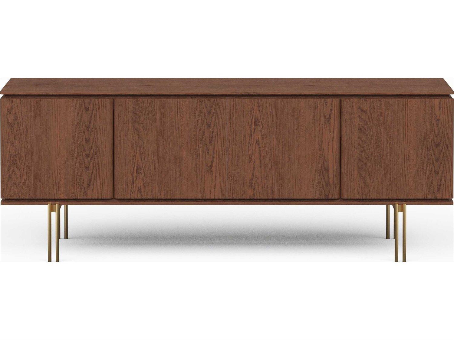 Urbia Modern Brazilian 78" Oak Wood Nogal Ouro Marrocos Sideboard