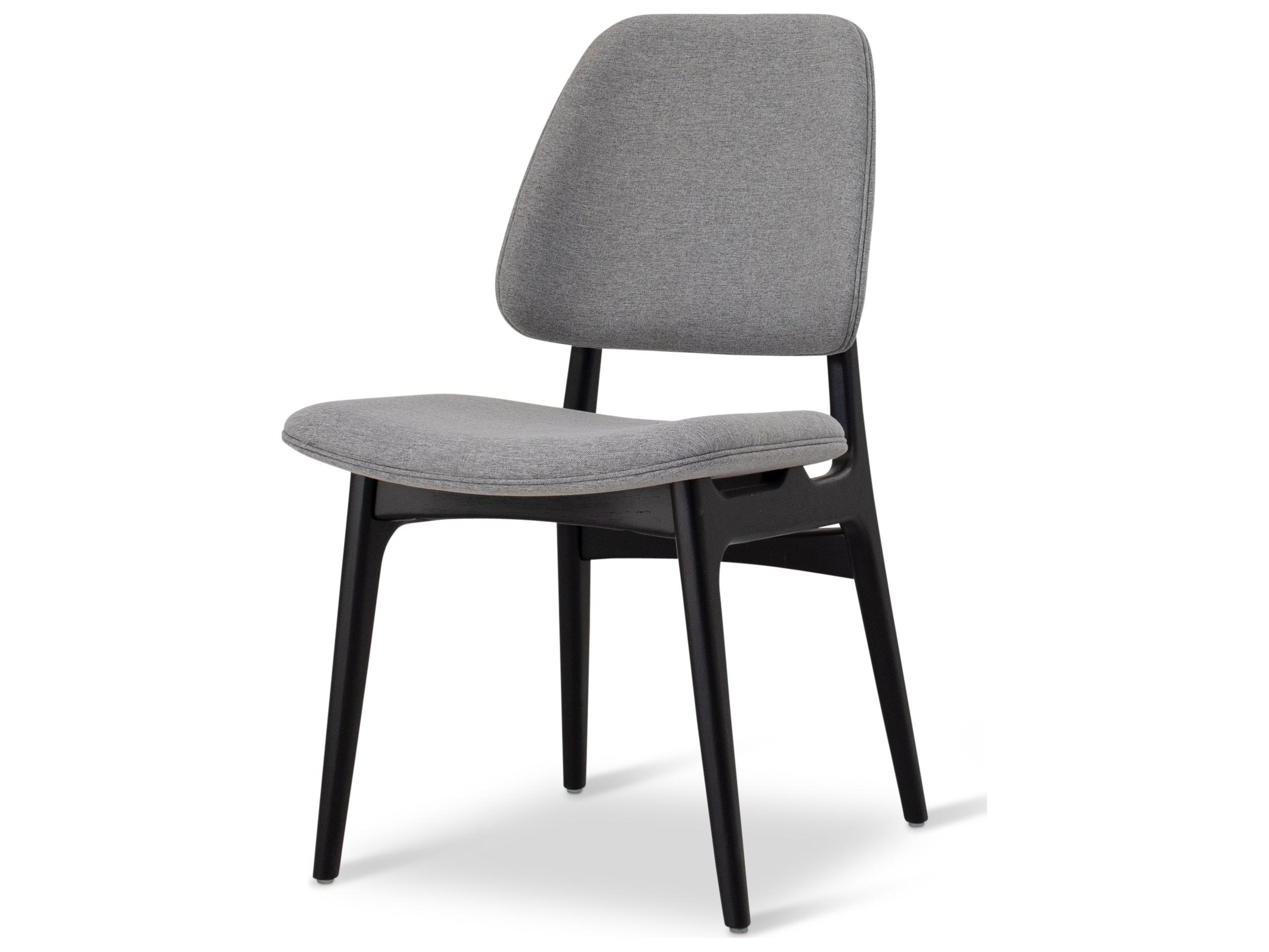 Urbia Modern Brazilian Ariel Gray Upholstered Side Dining Chair