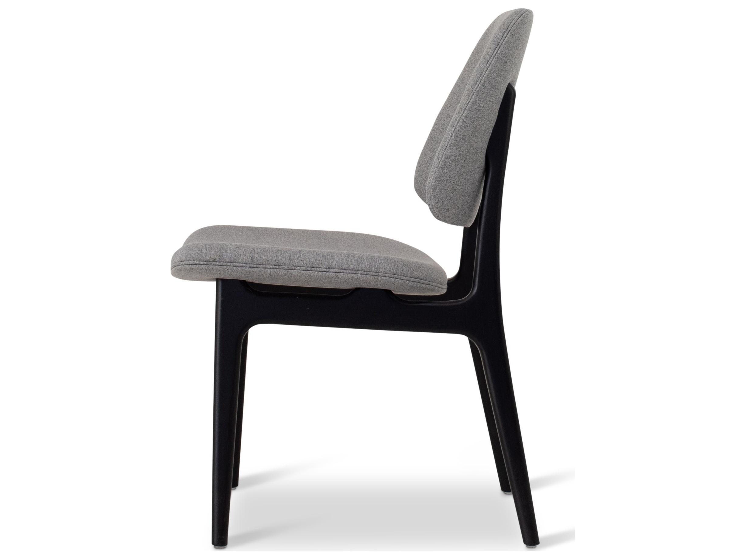 Urbia Modern Brazilian Ariel Gray Upholstered Side Dining Chair