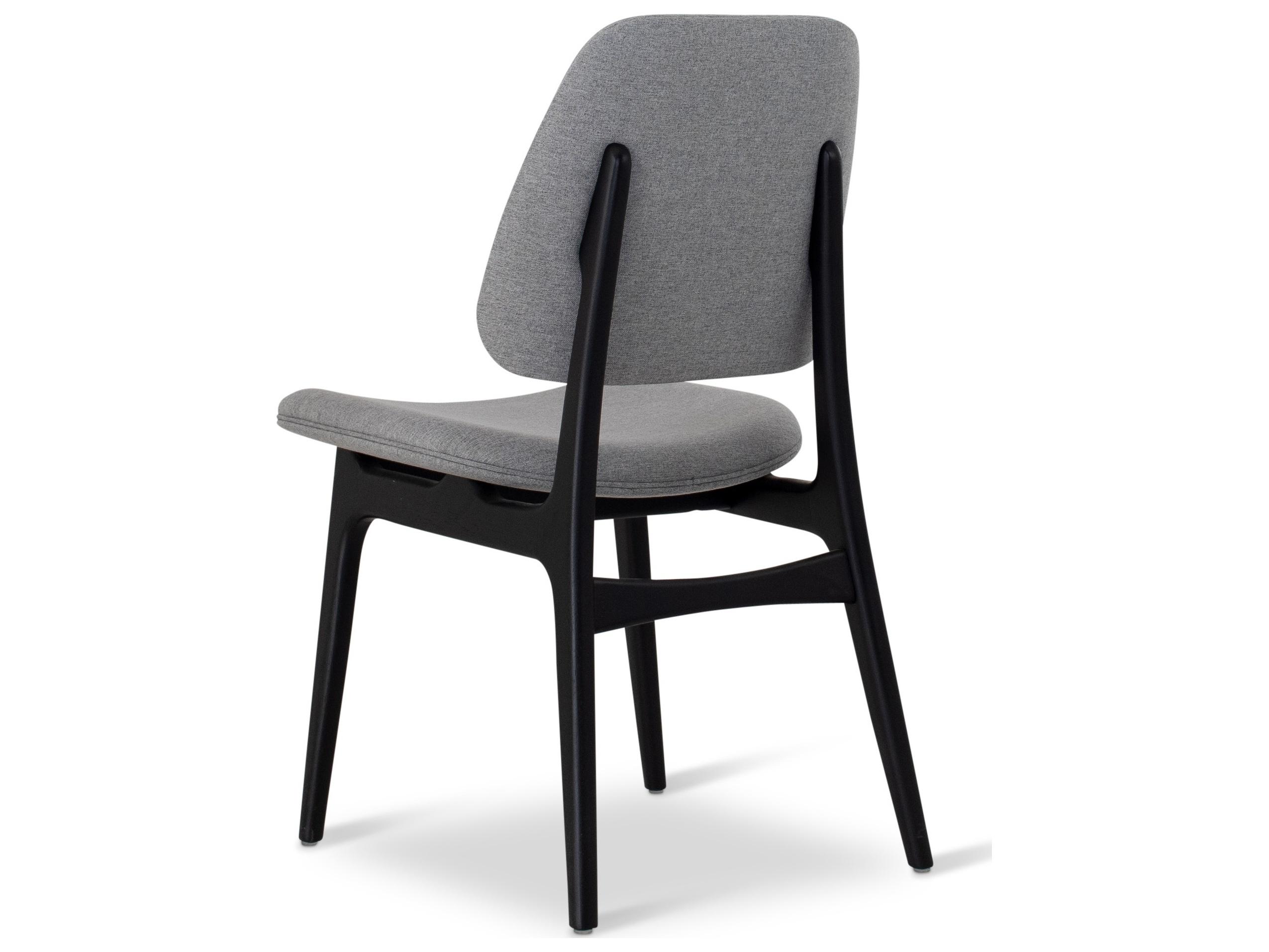 Urbia Modern Brazilian Ariel Gray Upholstered Side Dining Chair
