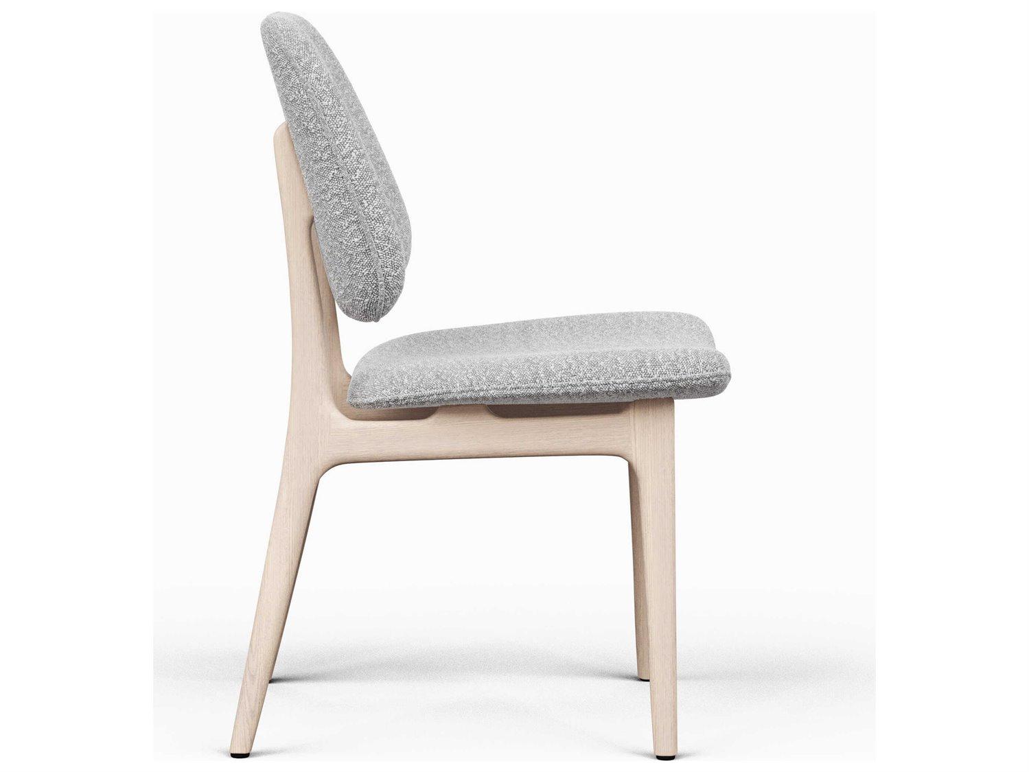Urbia Modern Brazilian Ariel Gray Upholstered Armless Dining Chair