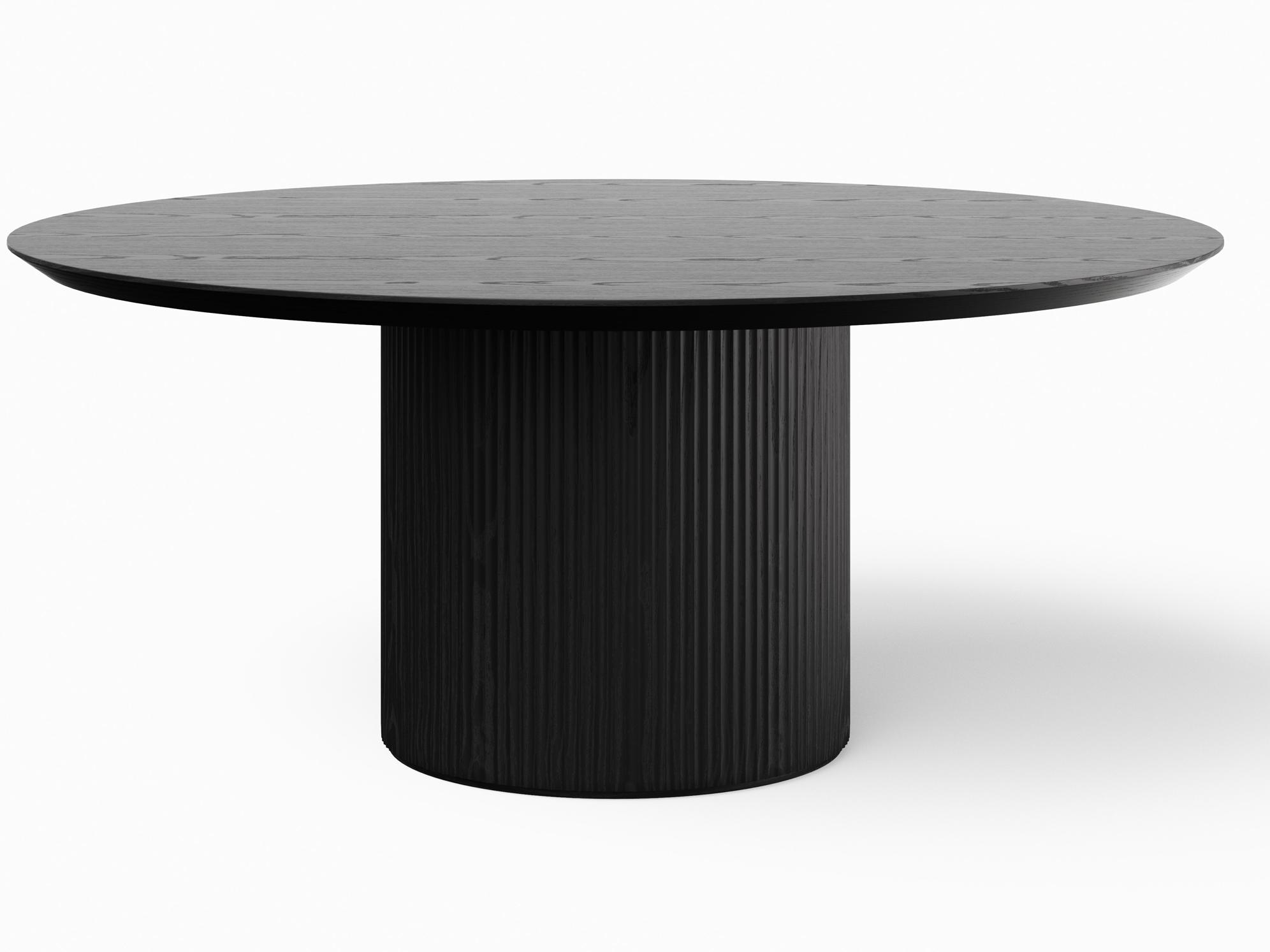 Urbia Modern Brazilian Atenas Round Wood Dining Table