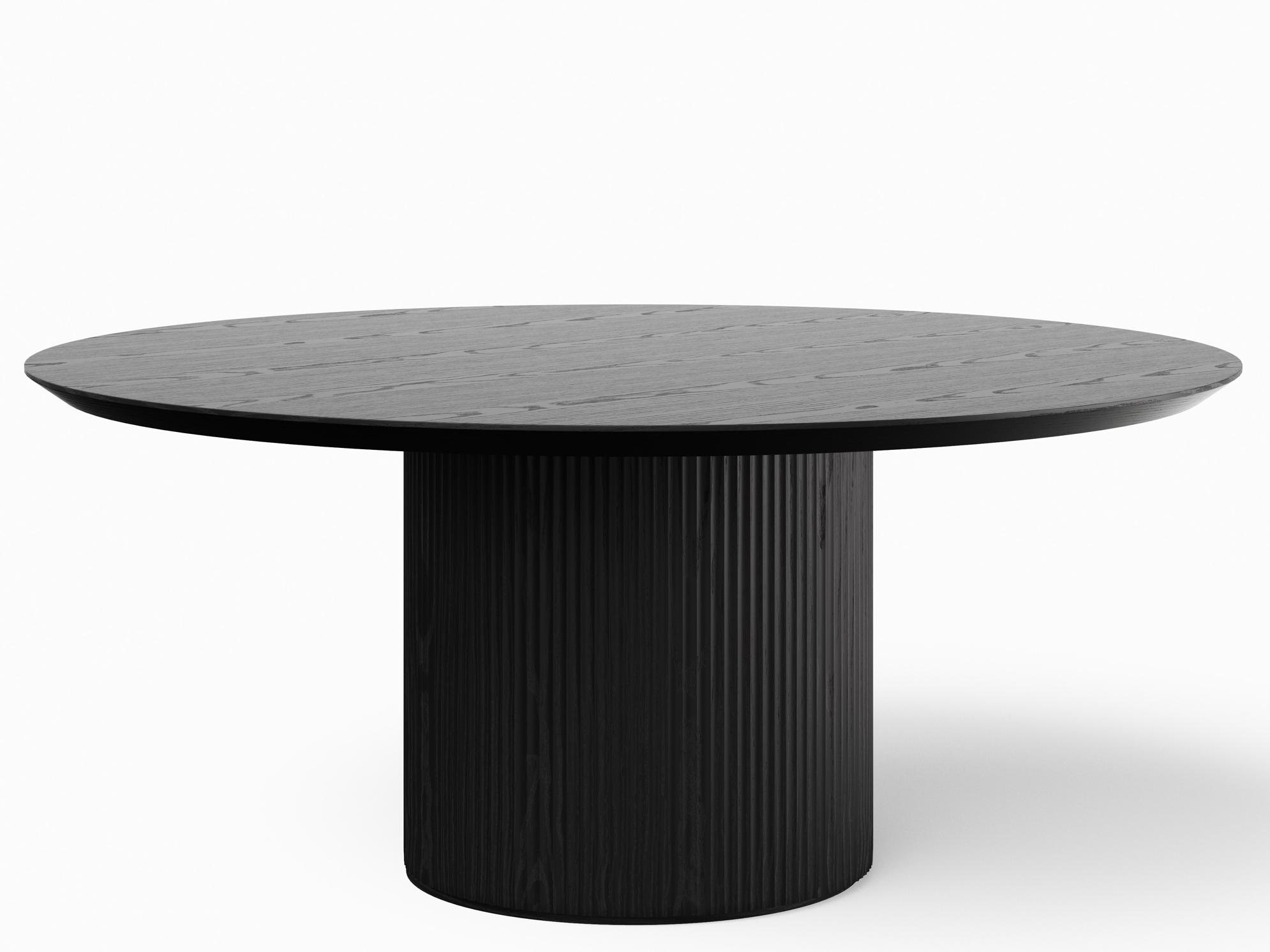 Urbia Modern Brazilian Atenas Round Wood Dining Table