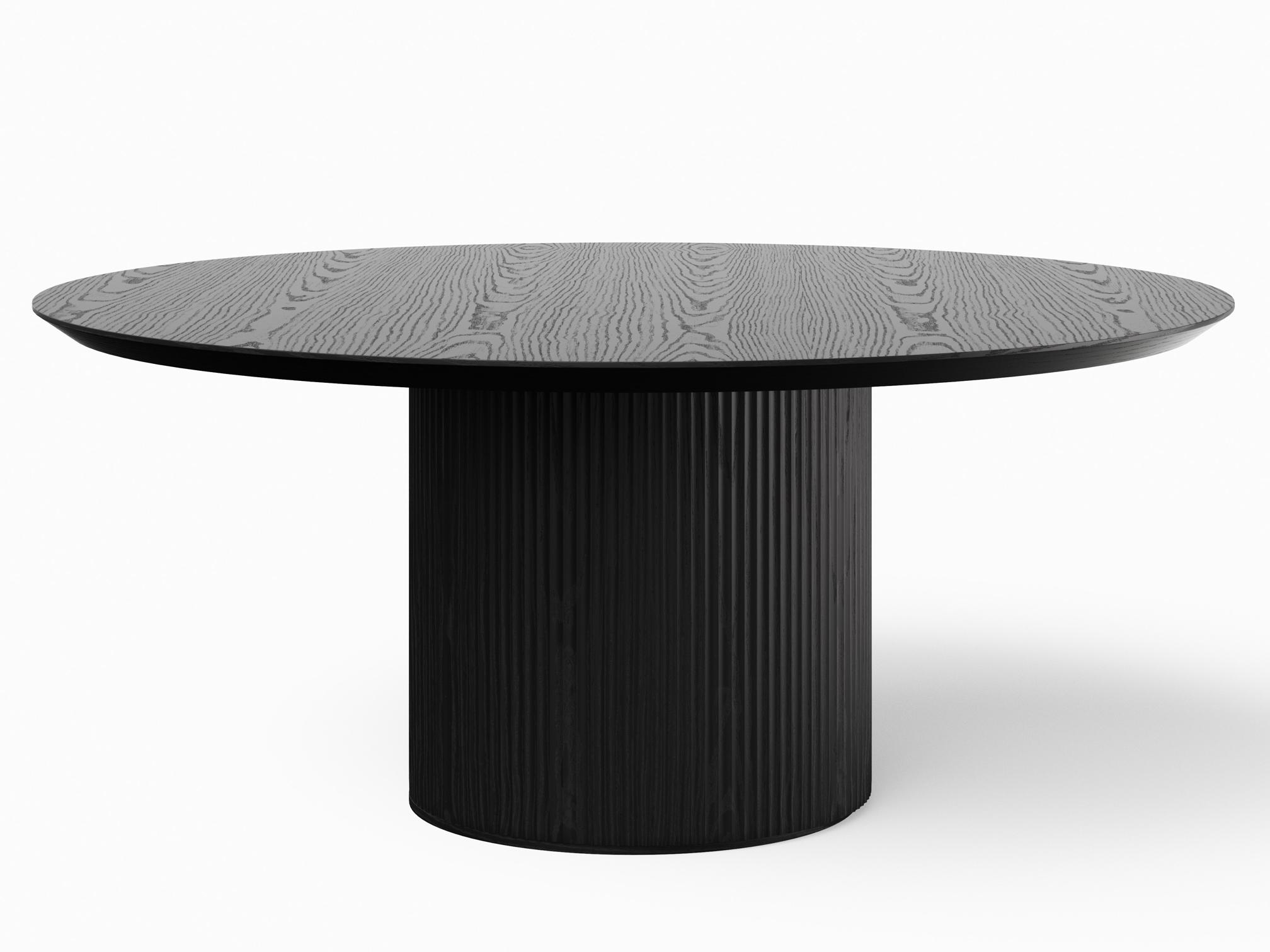 Urbia Modern Brazilian Atenas Round Wood Dining Table