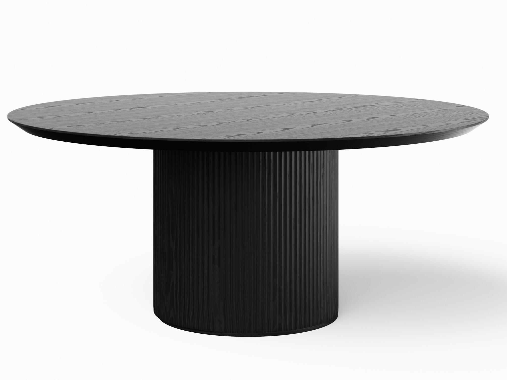 Urbia Modern Brazilian Atenas Round Wood Dining Table