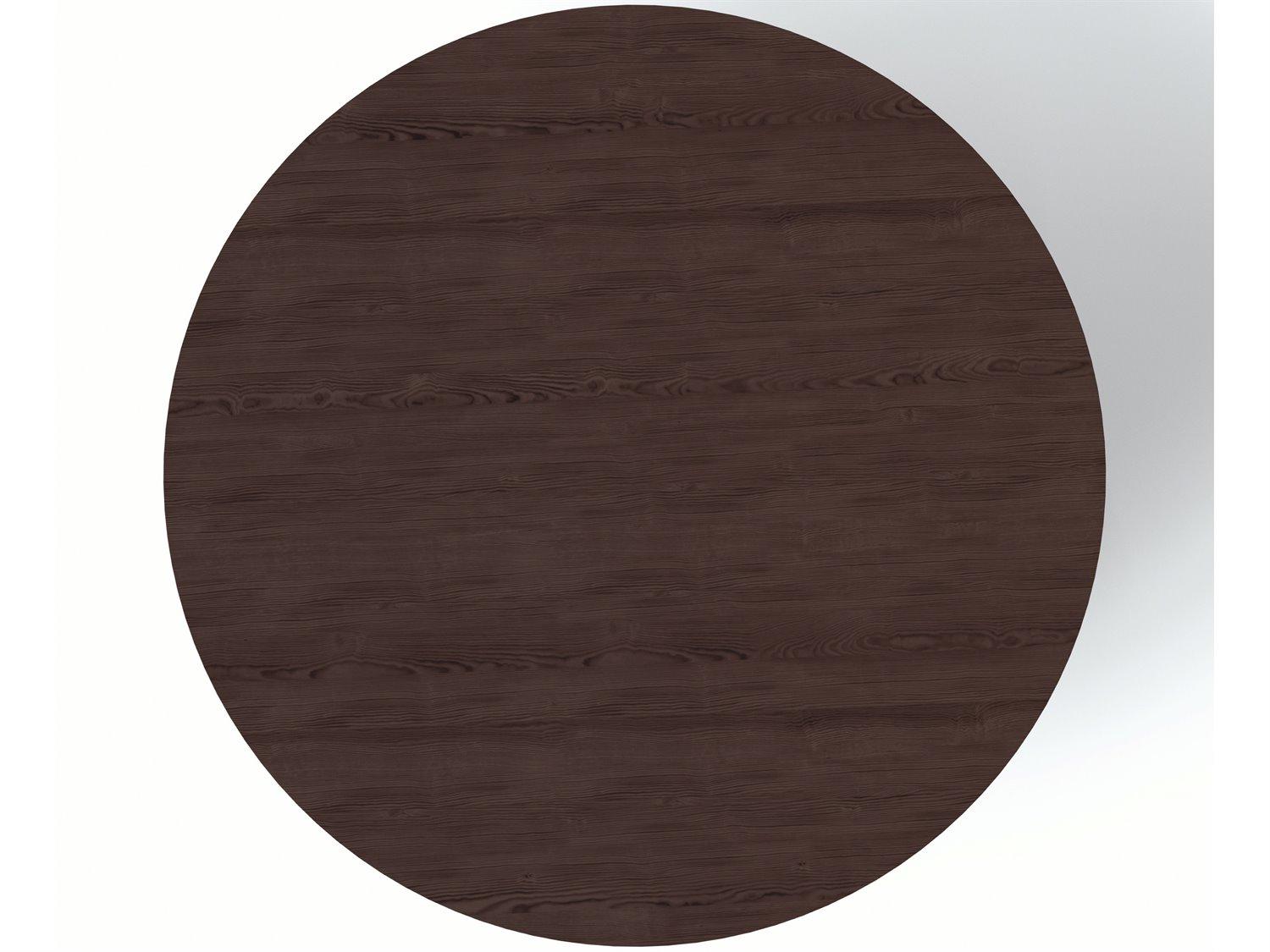 Urbia Modern Brazilian Round Wood Wenge Dining Table