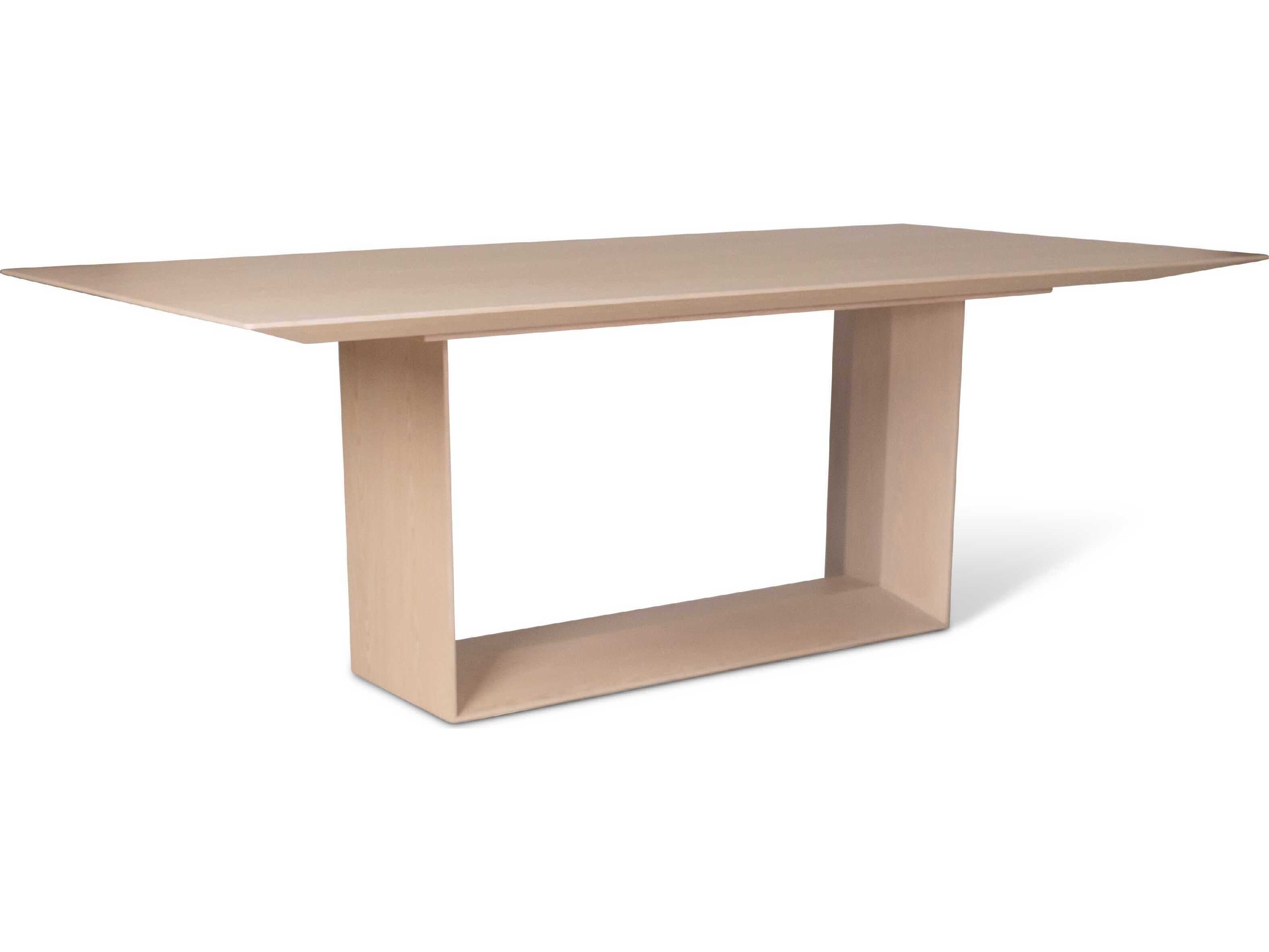 Urbia Modern Brazilian Maiorca Rectangular Wood Nevoa Dining Table