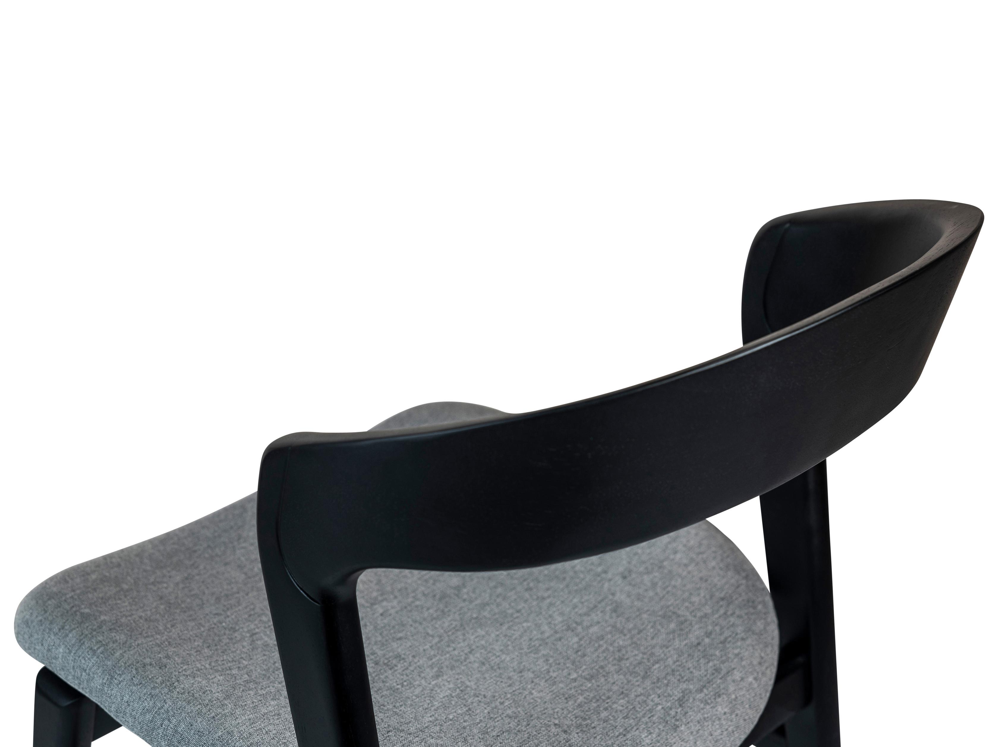 Urbia Modern Brazilian Velma Gray Upholstered Armless Dining Chair