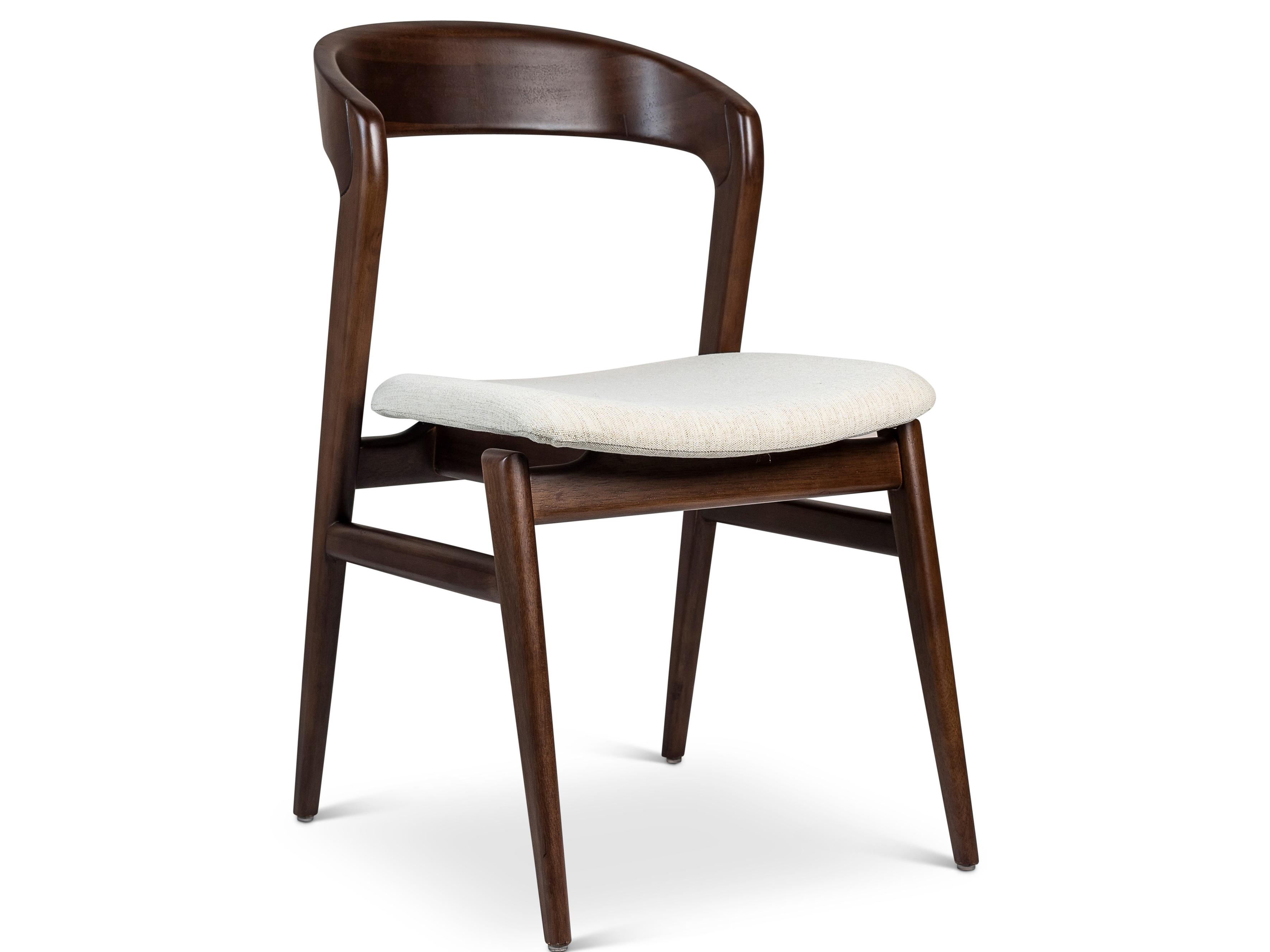Urbia Modern Brazilian Velma Beige Upholstered Armless Dining Chair