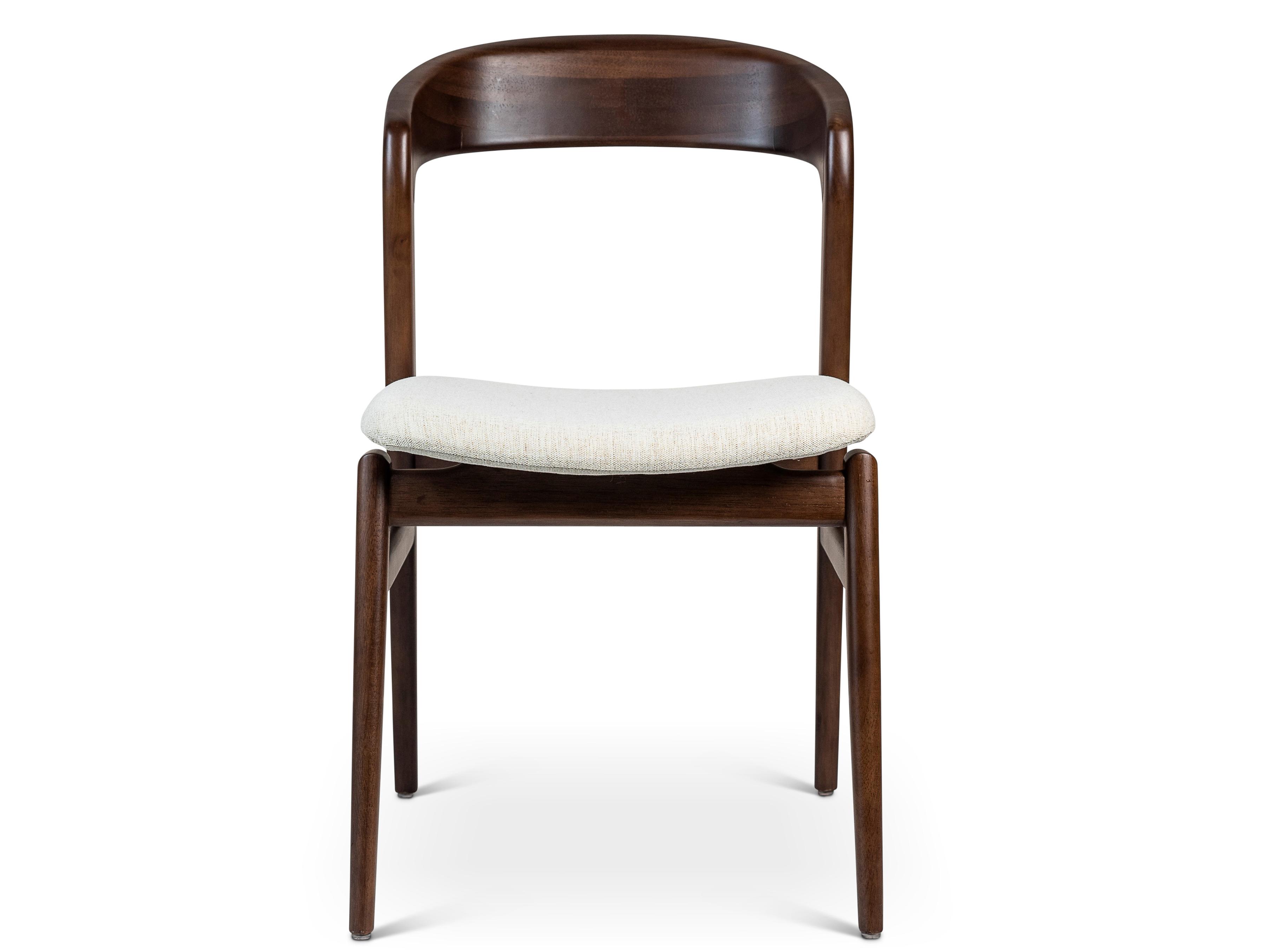 Urbia Modern Brazilian Velma Beige Upholstered Armless Dining Chair
