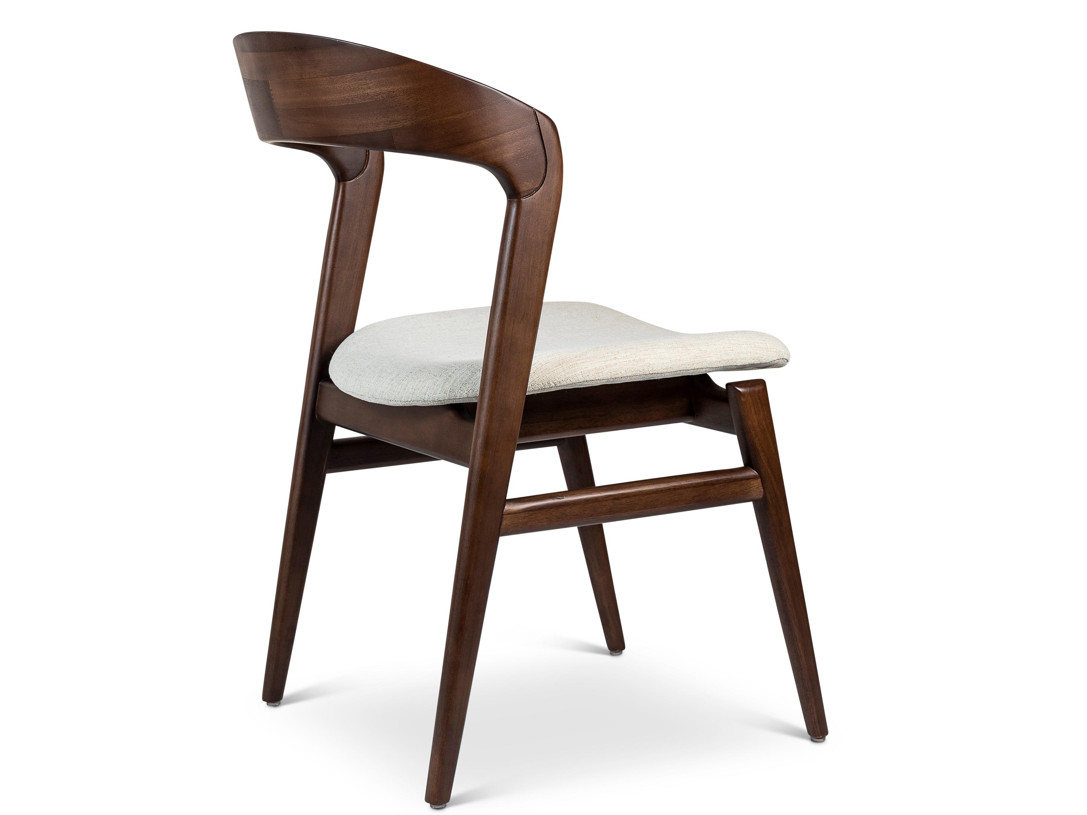 Urbia Modern Brazilian Velma Beige Upholstered Armless Dining Chair