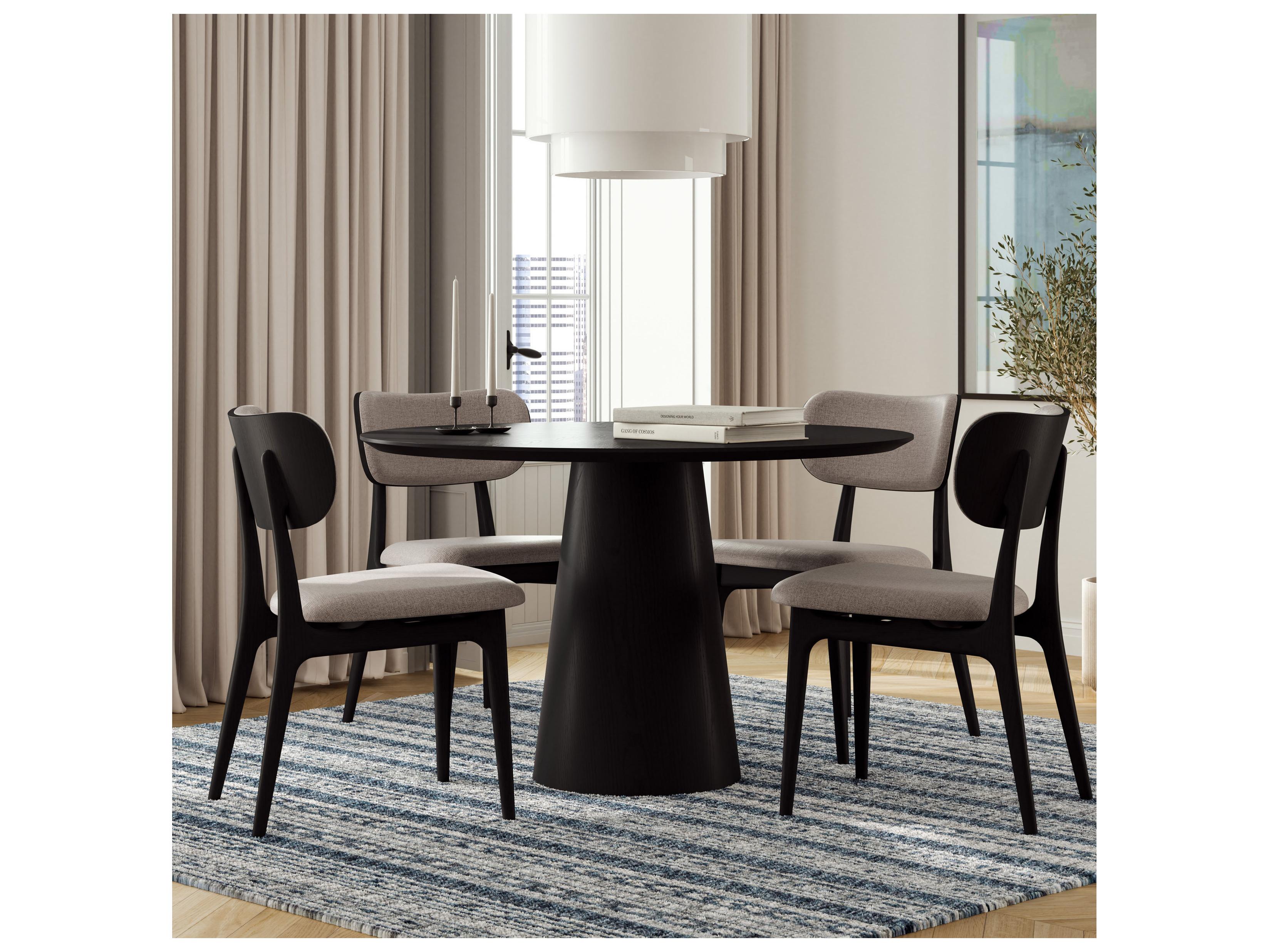 Urbia Modern Brazilian Claudia Gray Upholstered Armless Dining Chair