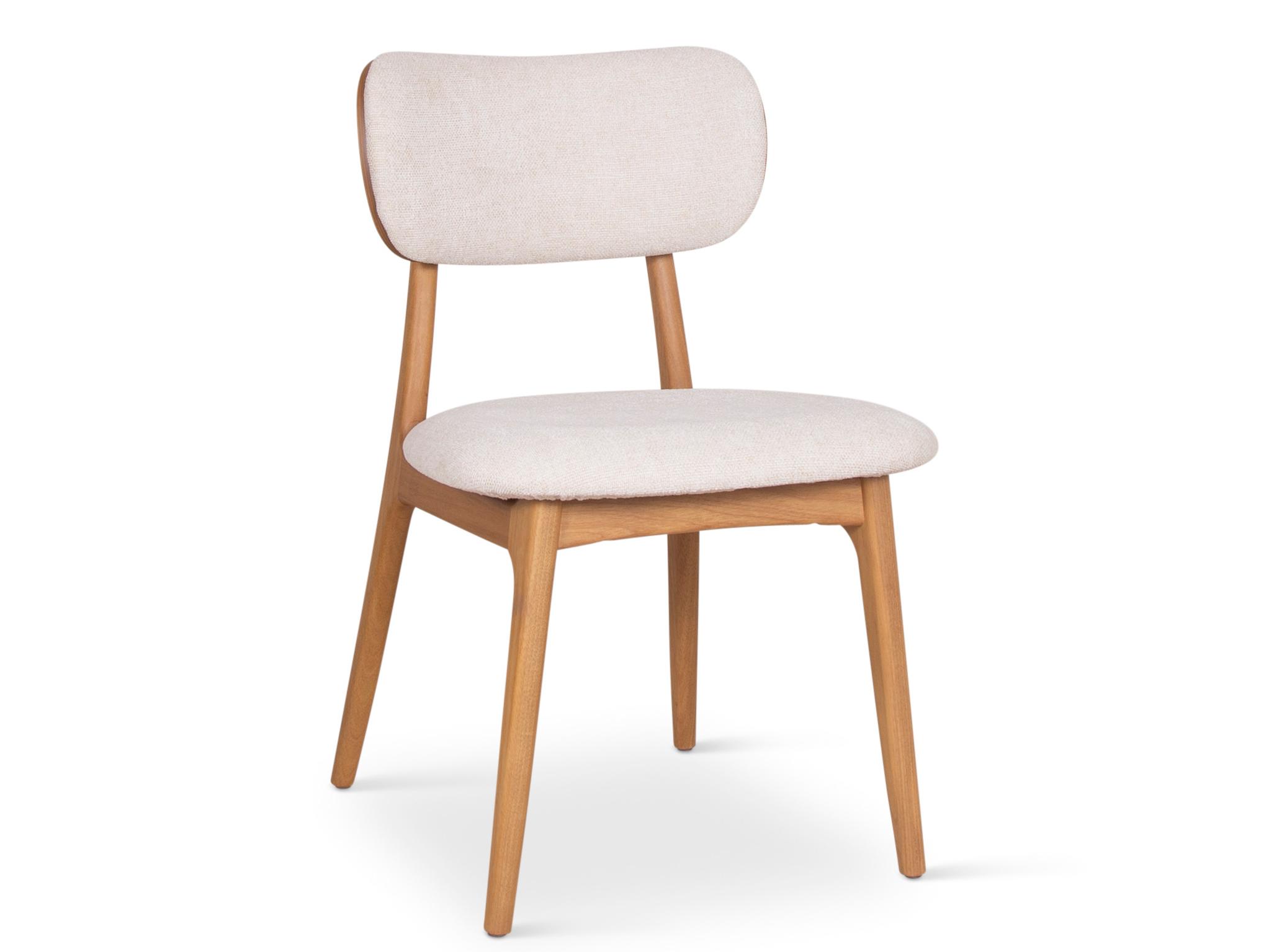 Urbia Modern Brazilian Claudia Beige Upholstered Armless Dining Chair