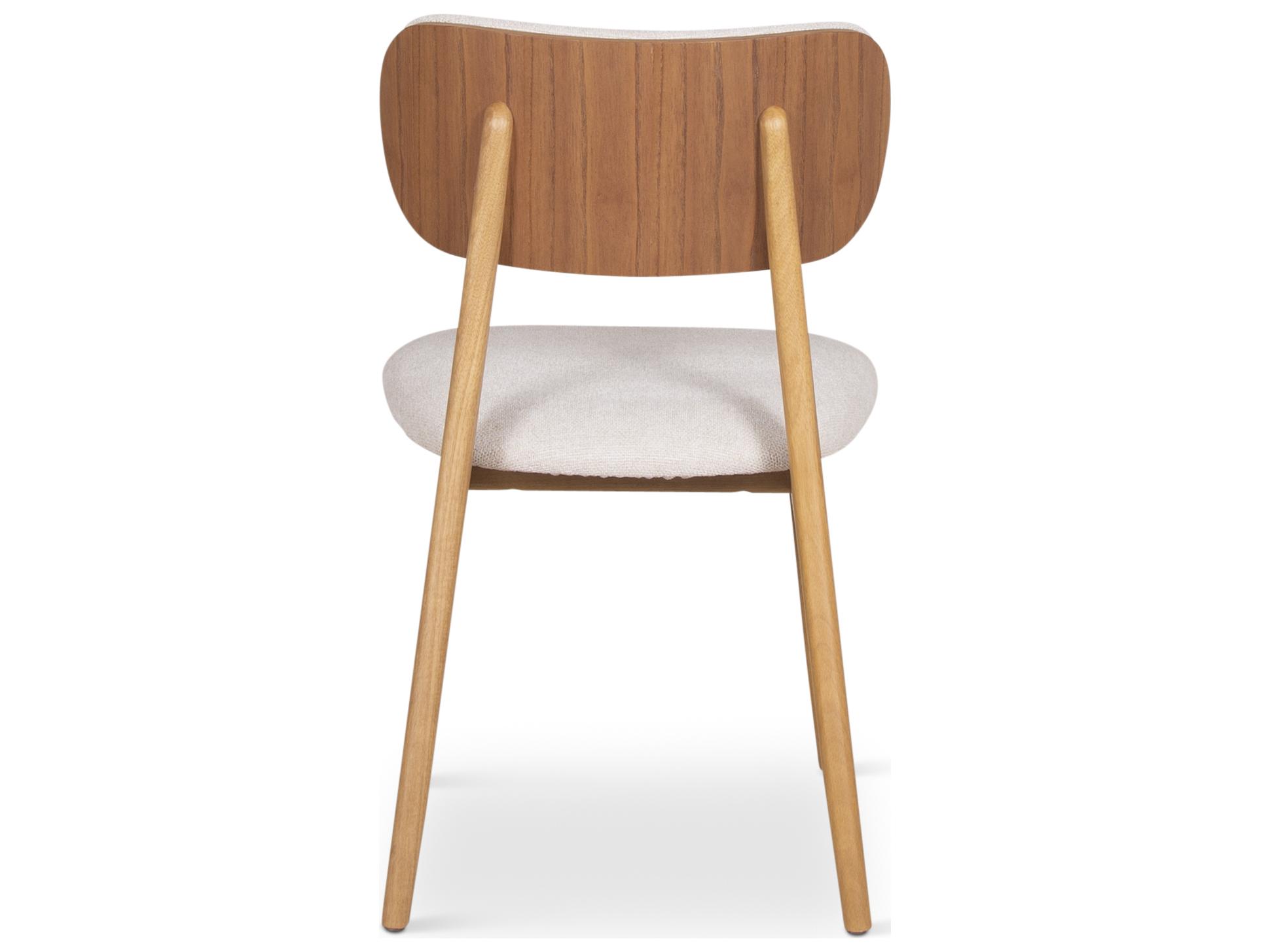 Urbia Modern Brazilian Claudia Beige Upholstered Armless Dining Chair