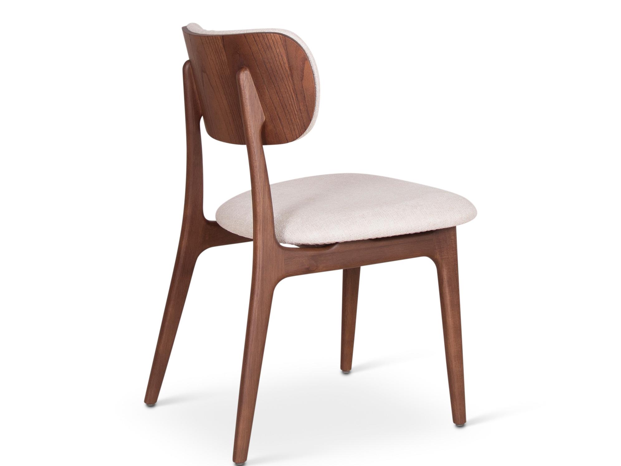 Urbia Modern Brazilian Claudia White Upholstered Armless Dining Chair