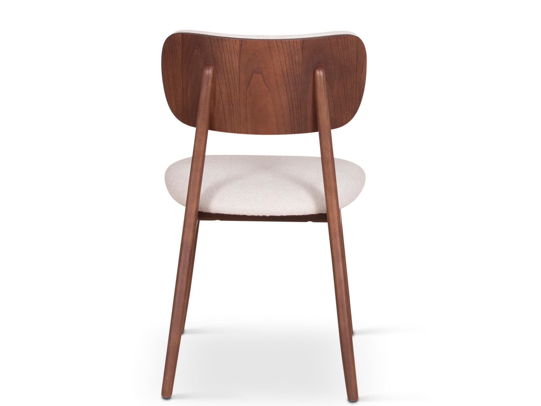 Urbia Modern Brazilian Claudia White Upholstered Armless Dining Chair