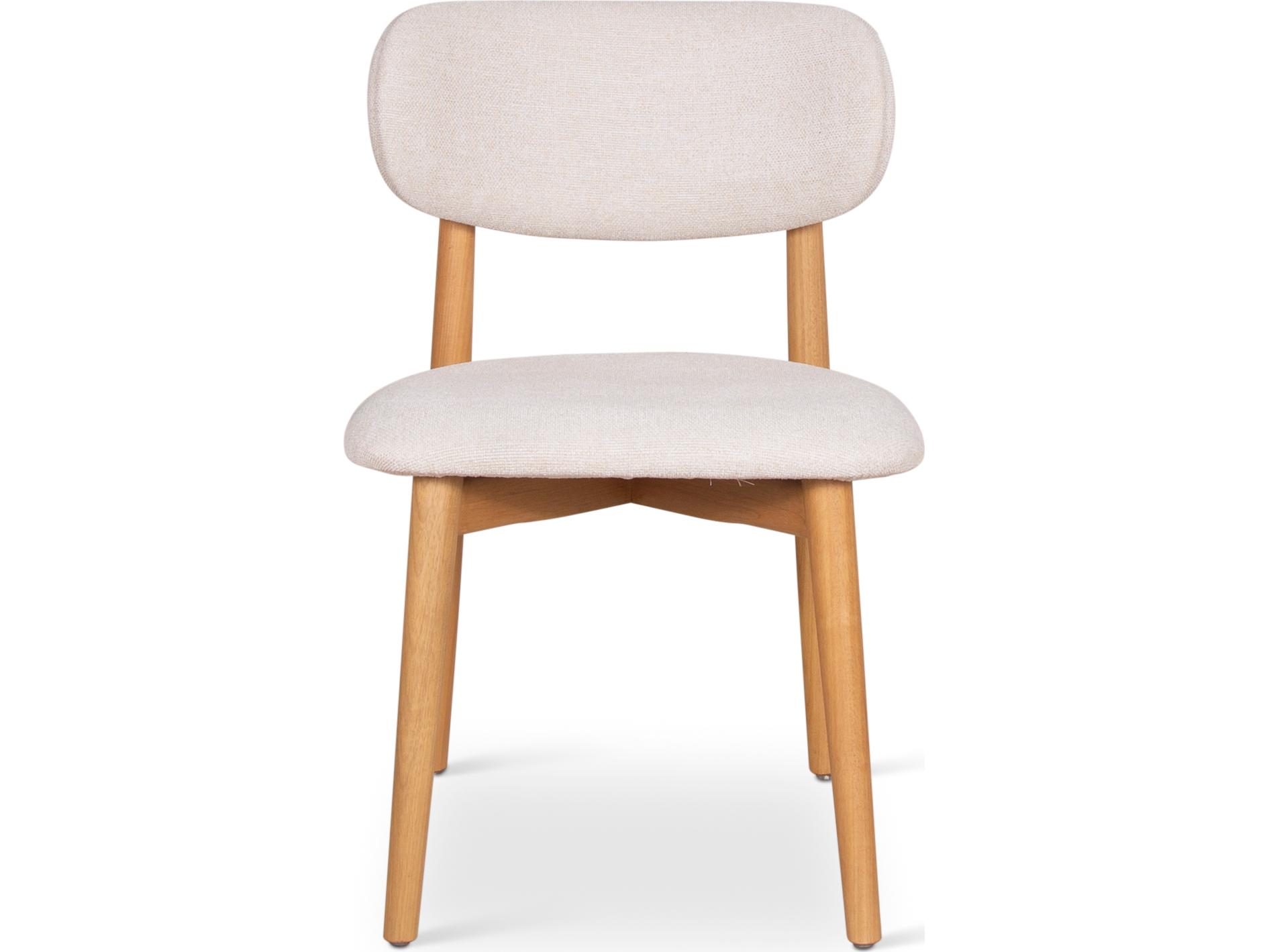 Urbia Modern Brazilian Collection Natural Upholstered Armless Dining Chair