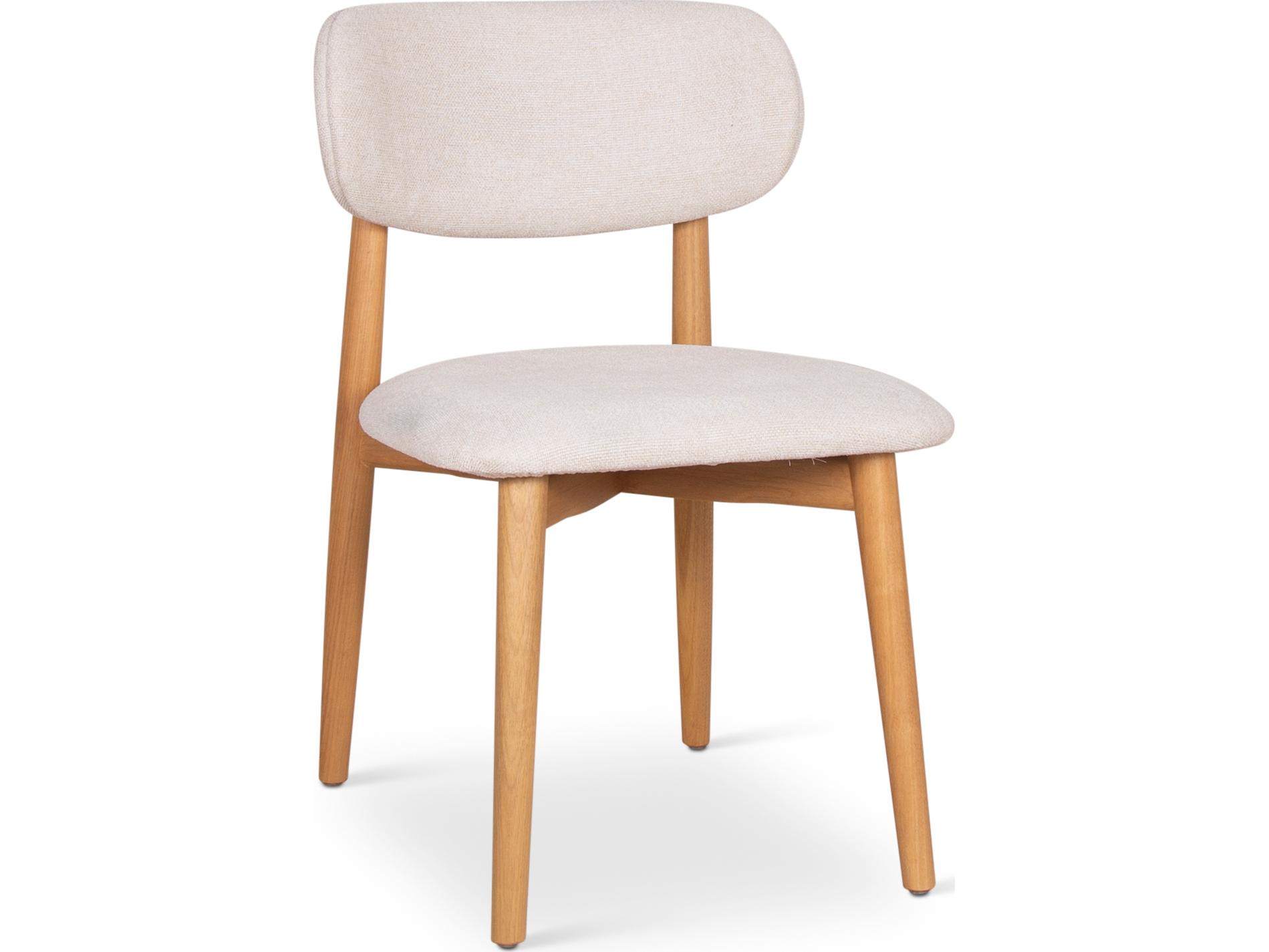 Urbia Modern Brazilian Collection Natural Upholstered Armless Dining Chair