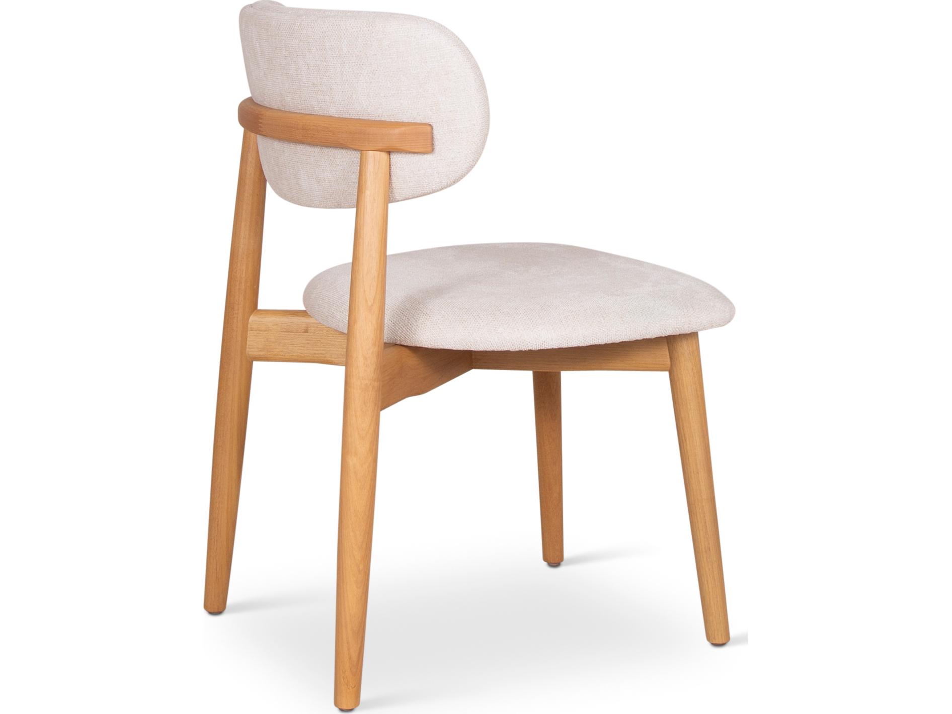 Urbia Modern Brazilian Collection Natural Upholstered Armless Dining Chair