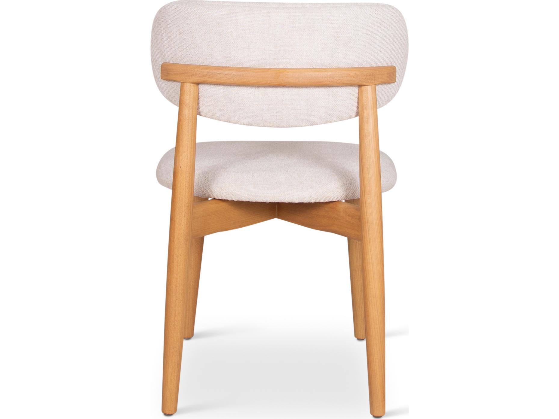 Urbia Modern Brazilian Collection Natural Upholstered Armless Dining Chair