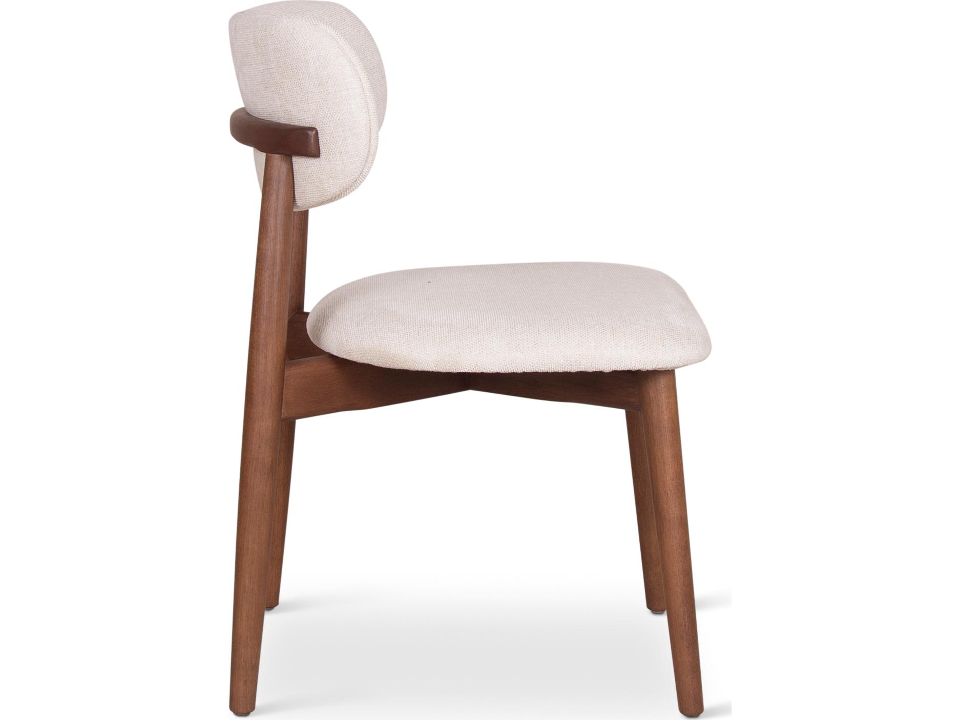 Urbia Modern Brazilian Collection Natural Upholstered Armless Dining Chair