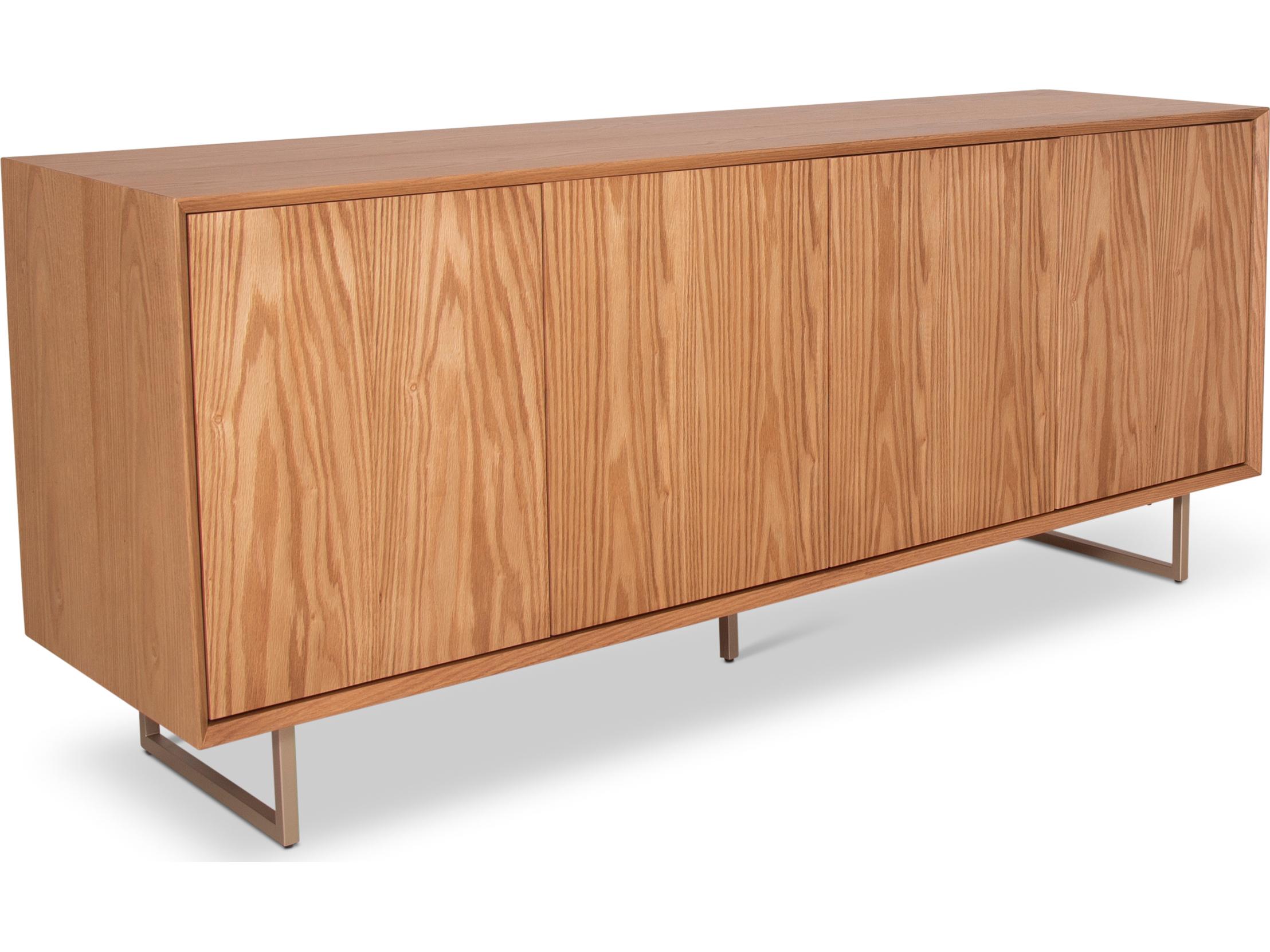 Urbia Modern Brazilian Collection 70" Oak Wood Sideboard