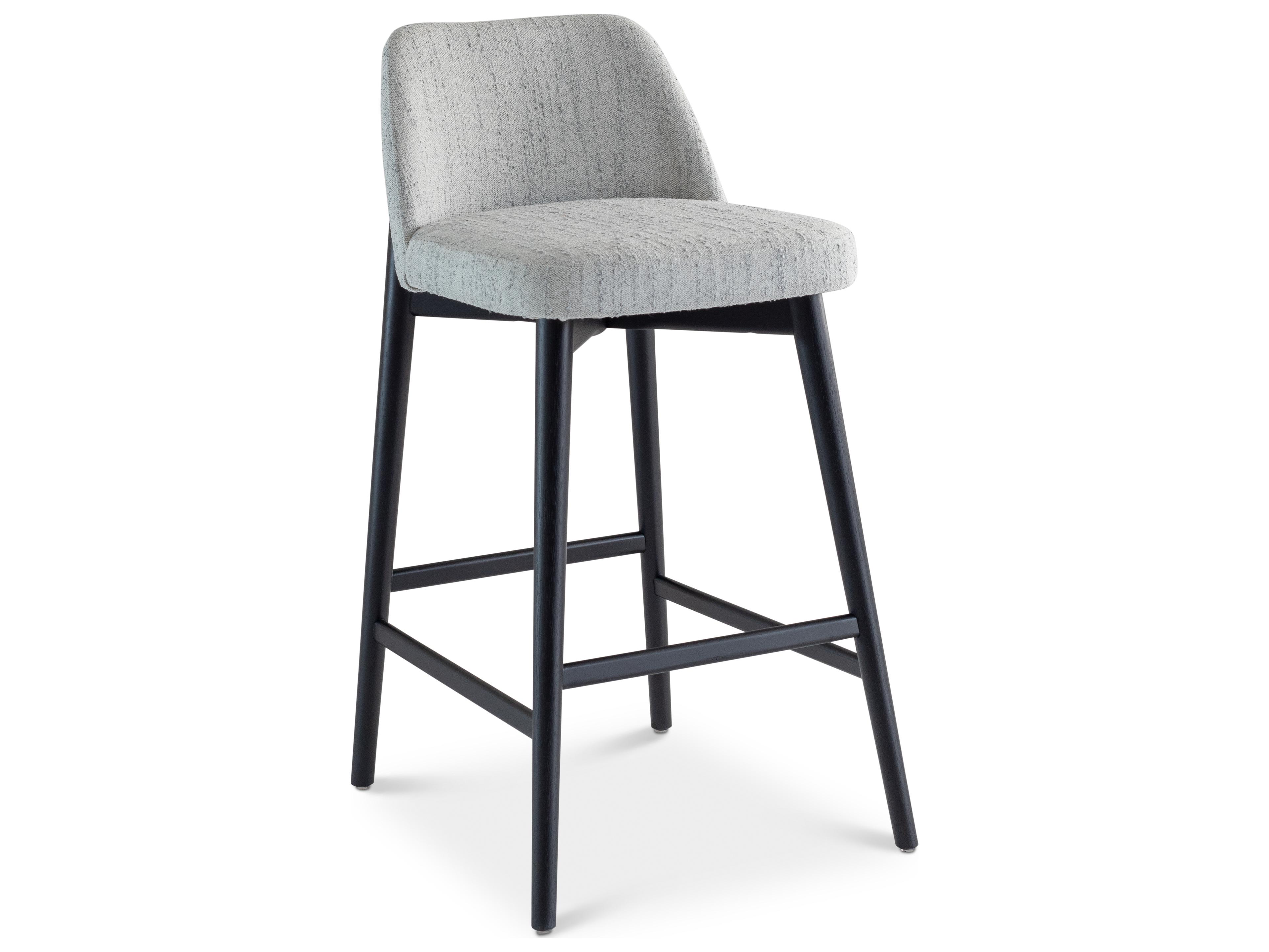 Urbia Tonia Grey Mix ebano Upholstered Bar Stool