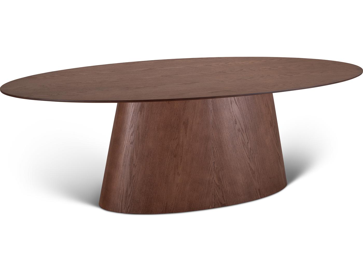 Urbia Tonia Oval Wood Nogal Dining Table