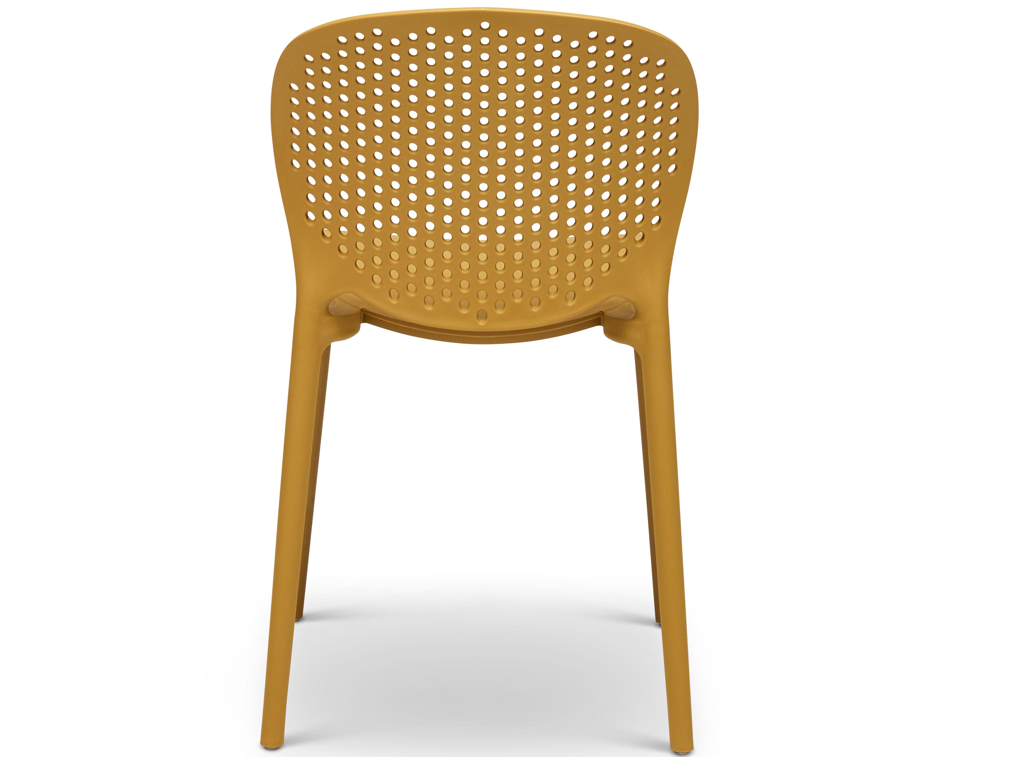 Urbia Metro Bailey Side Chair Set of 4 Ginger Seat