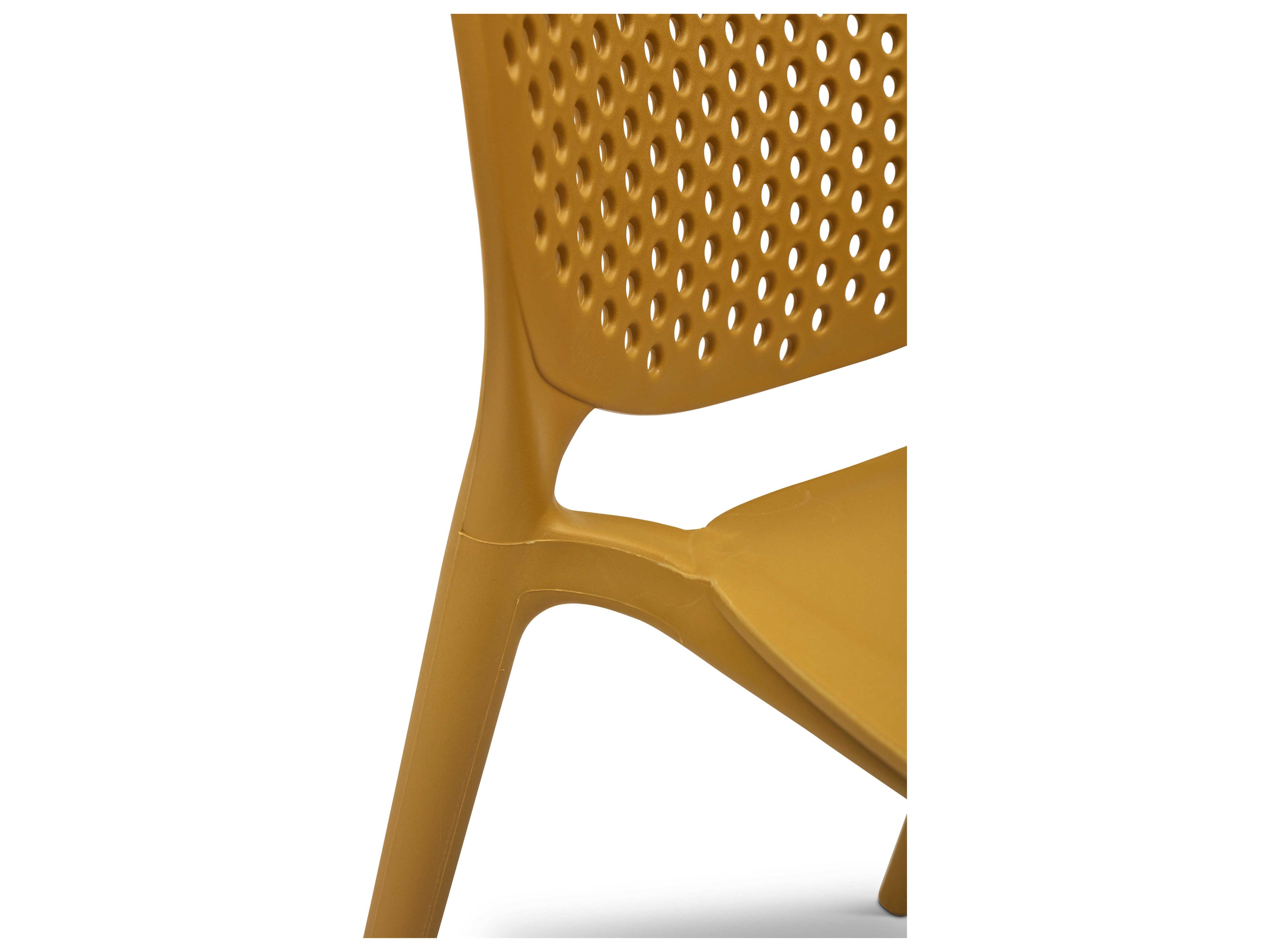 Urbia Bailey Yellow Armless Dining Chair
