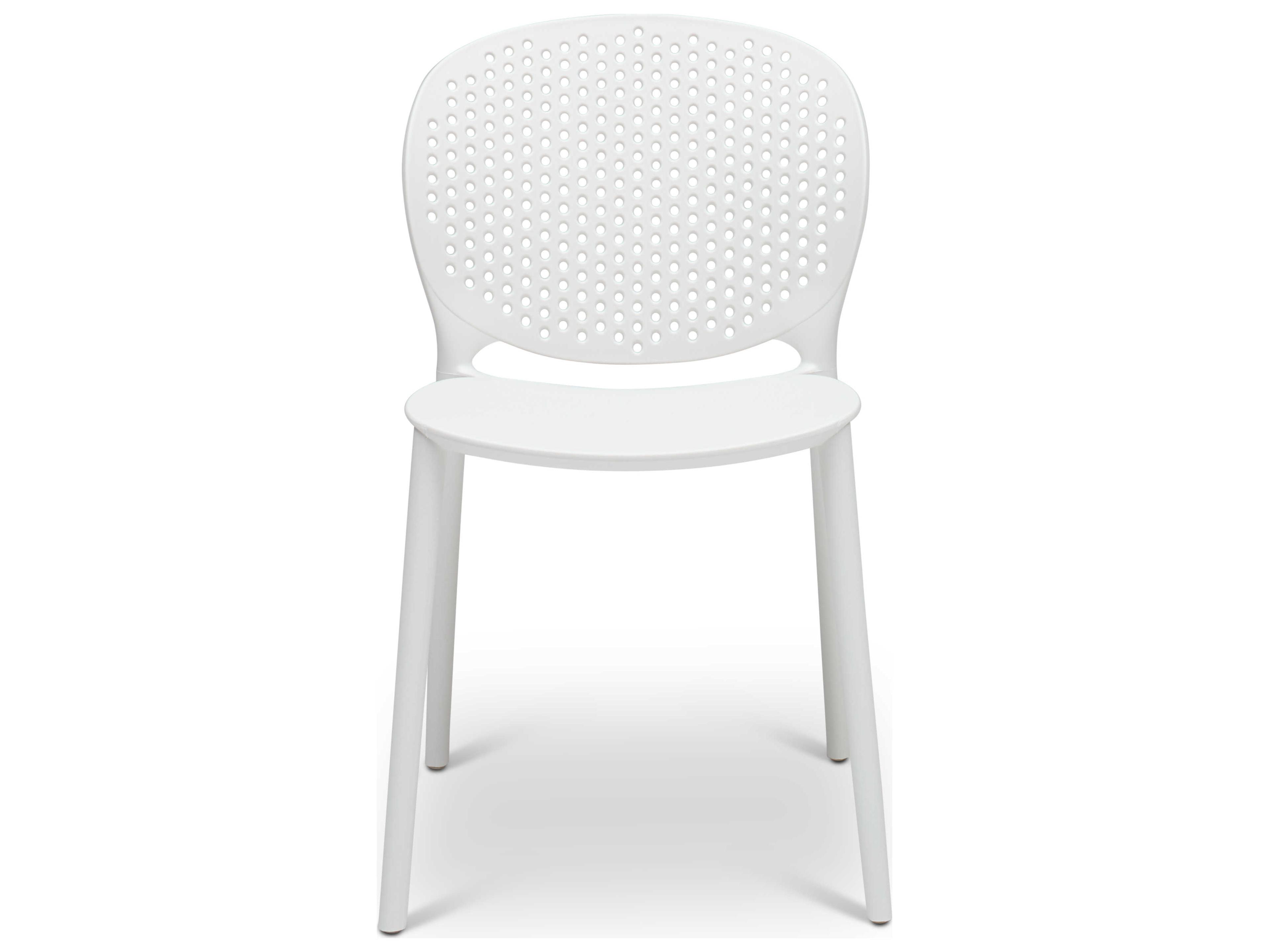 Urbia Bailey White Armless Dining Chair