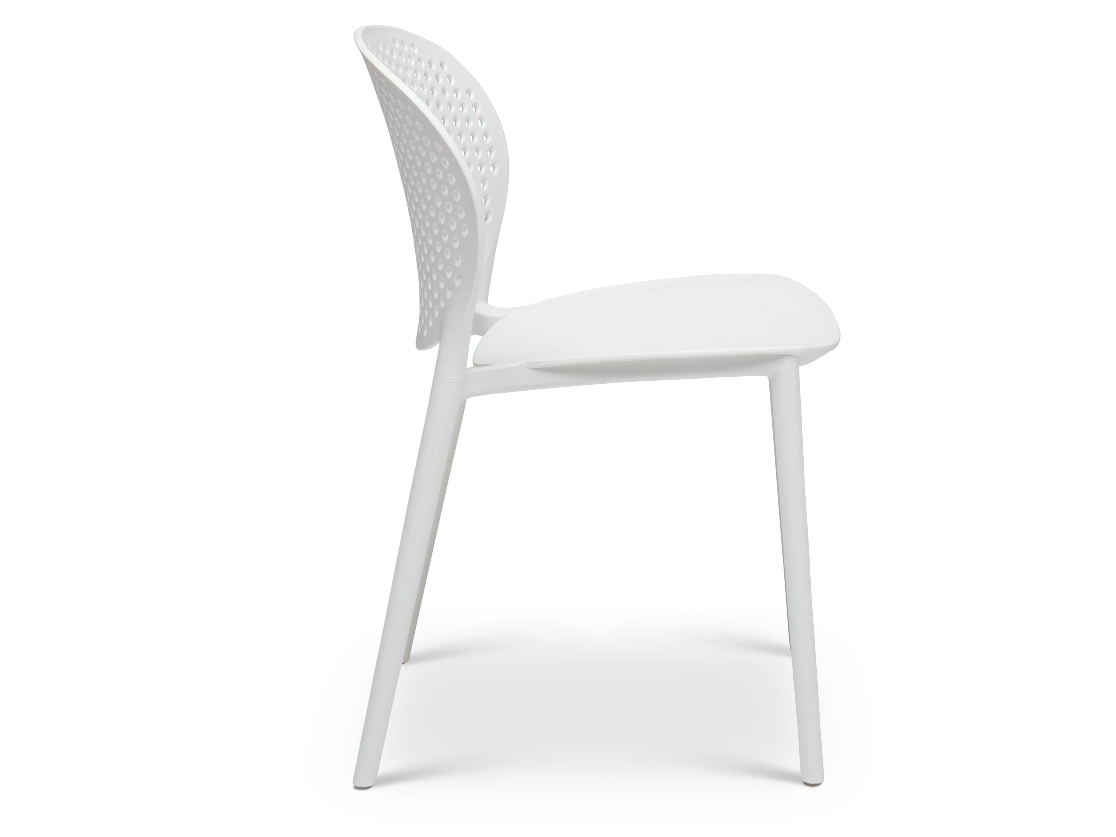 Urbia Metro Bailey Side Chair Set of 4 White Seat