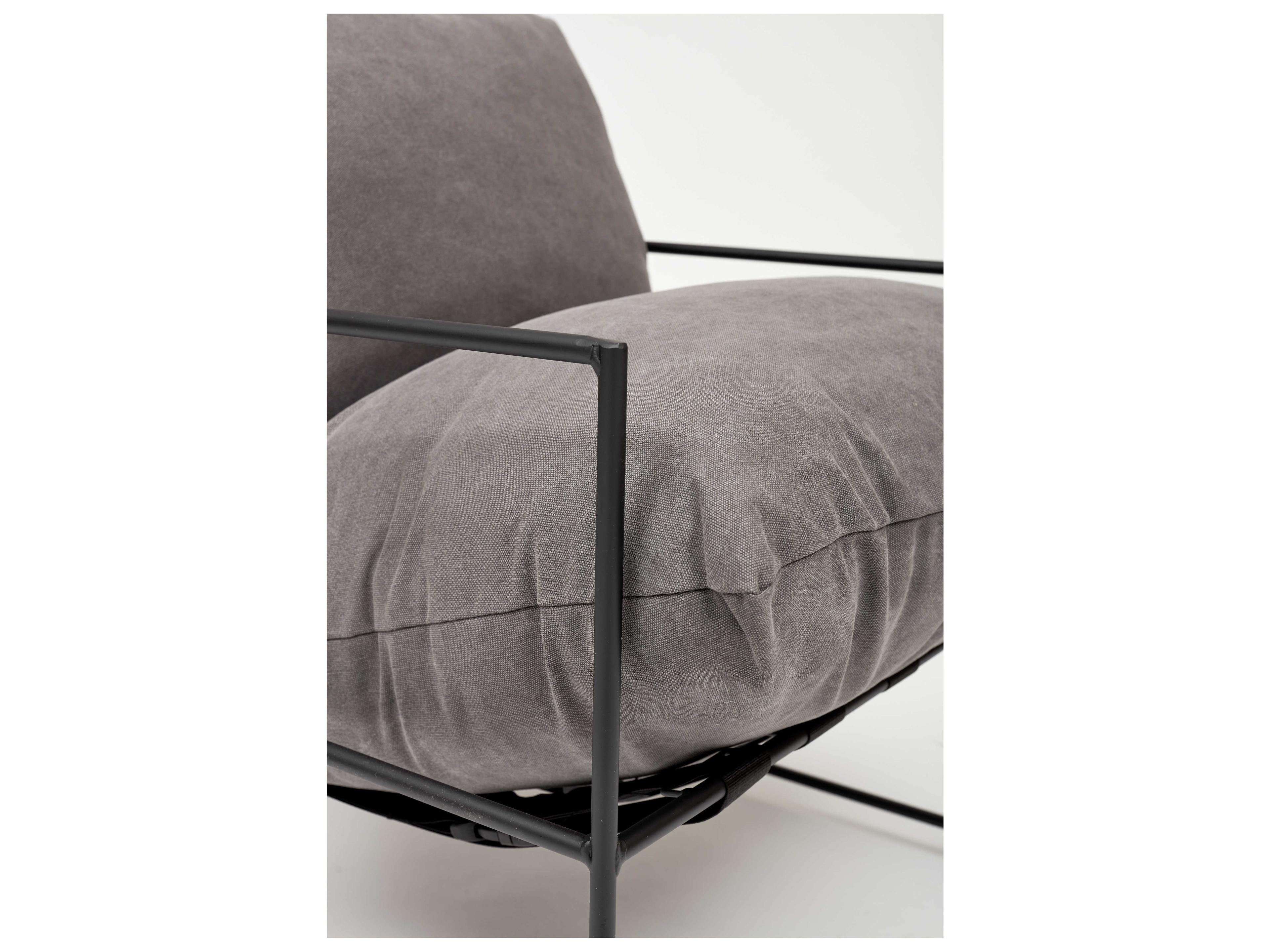 Urbia Metro Gray Fabric Accent Chair