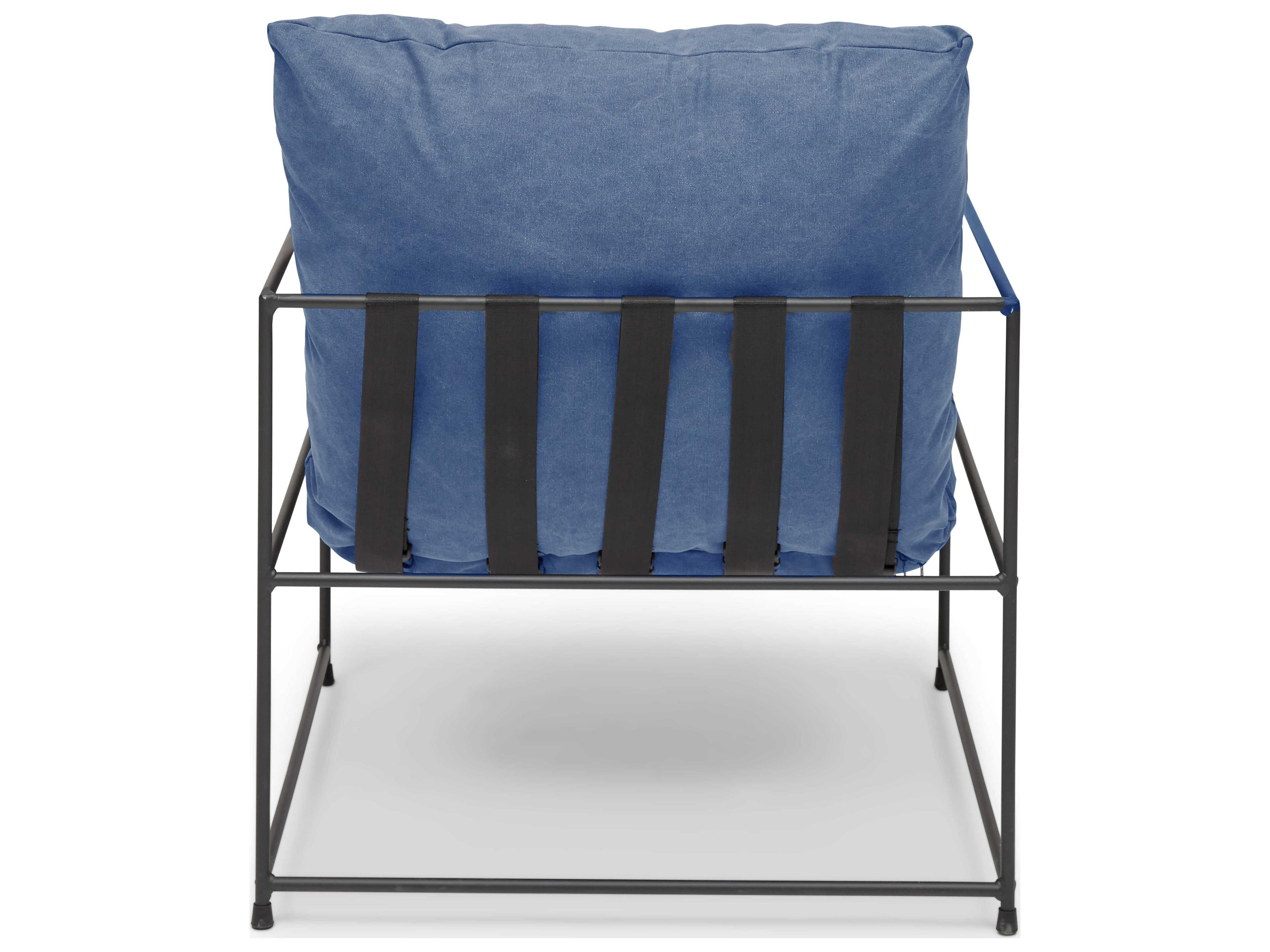 Urbia Metro Blue Fabric Accent Chair