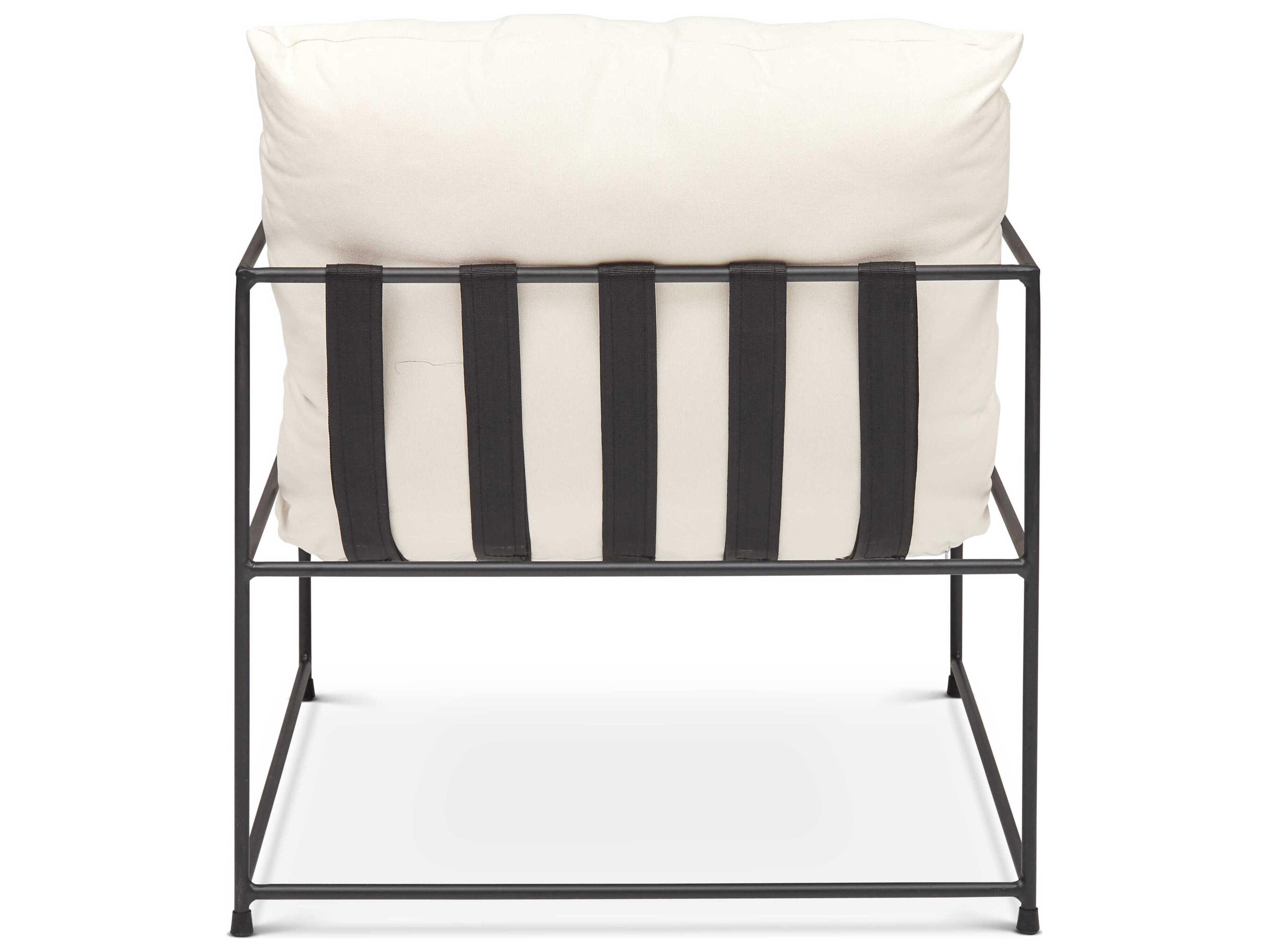 Urbia Metro White Fabric Accent Chair