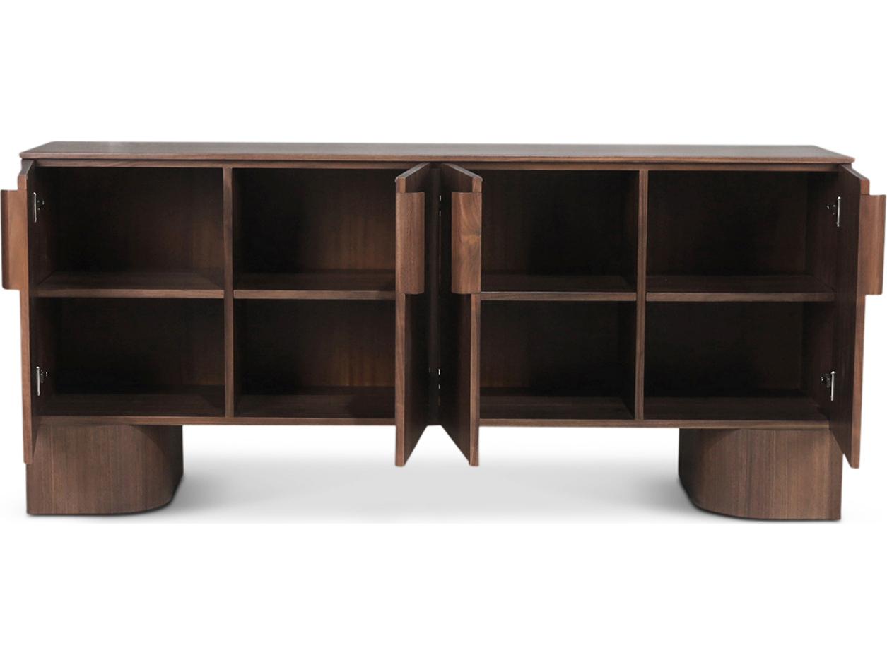 Urbia Eka 71" Walnut Wood Sideboard