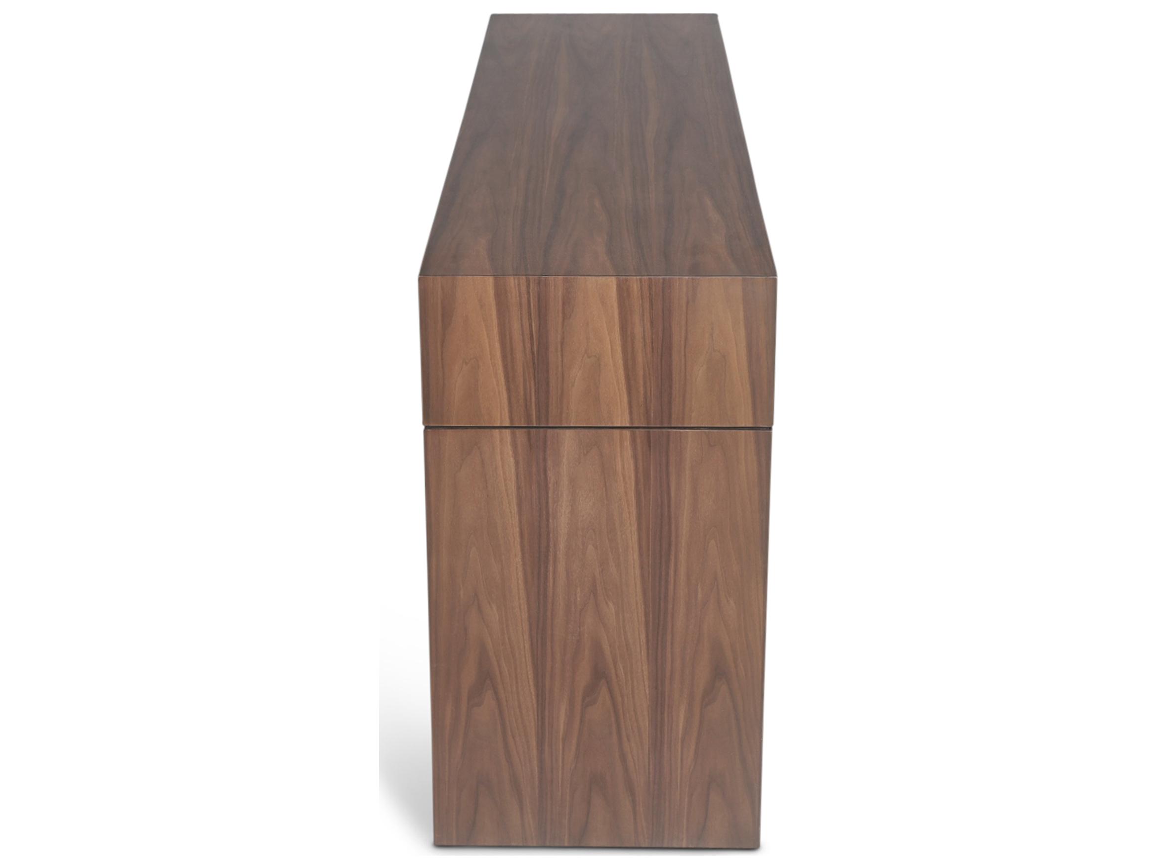 Urbia Eka Rectangular Wood Walnut Console Table