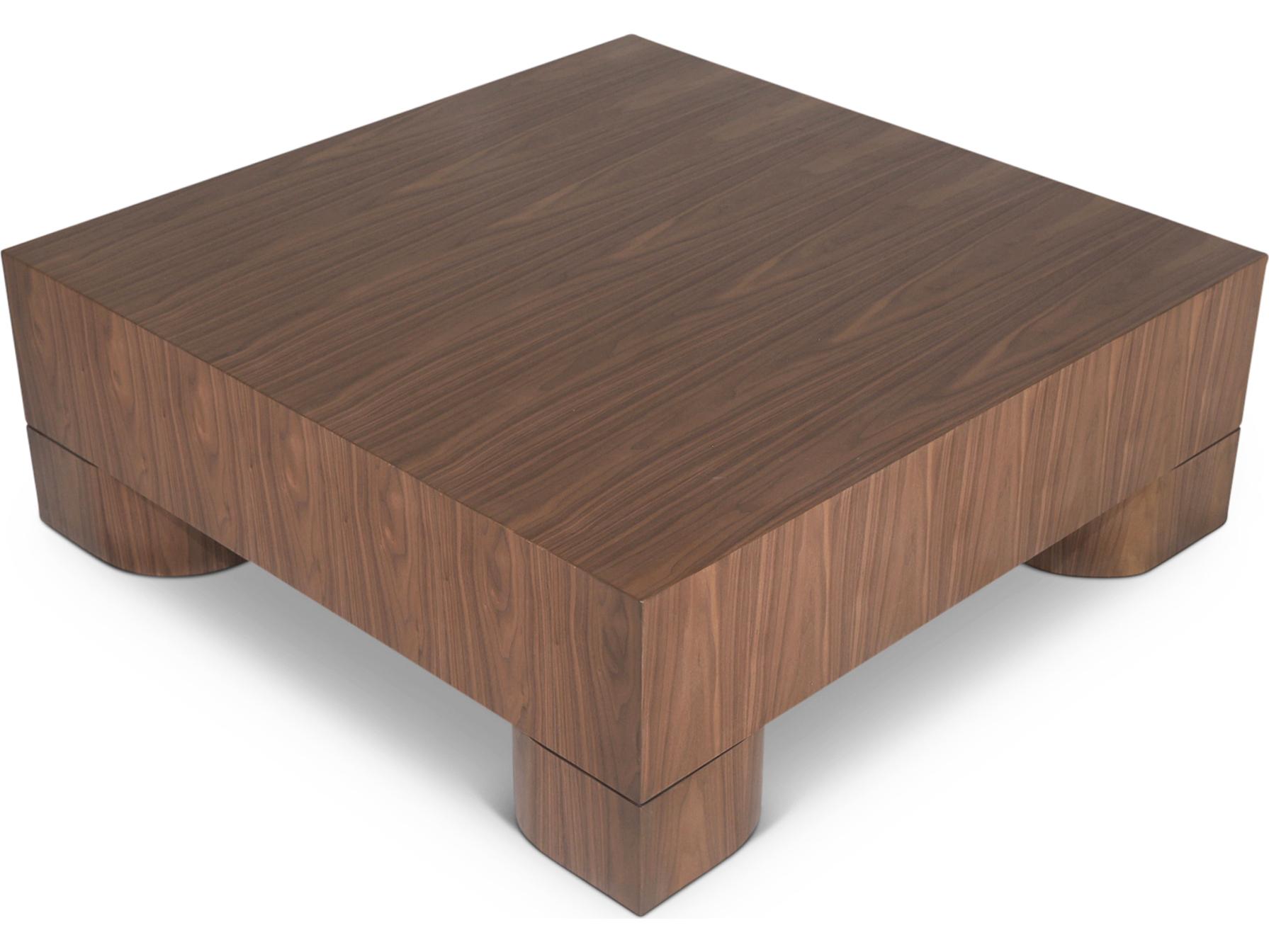 Urbia Eka Square Wood Walnut Coffee Table