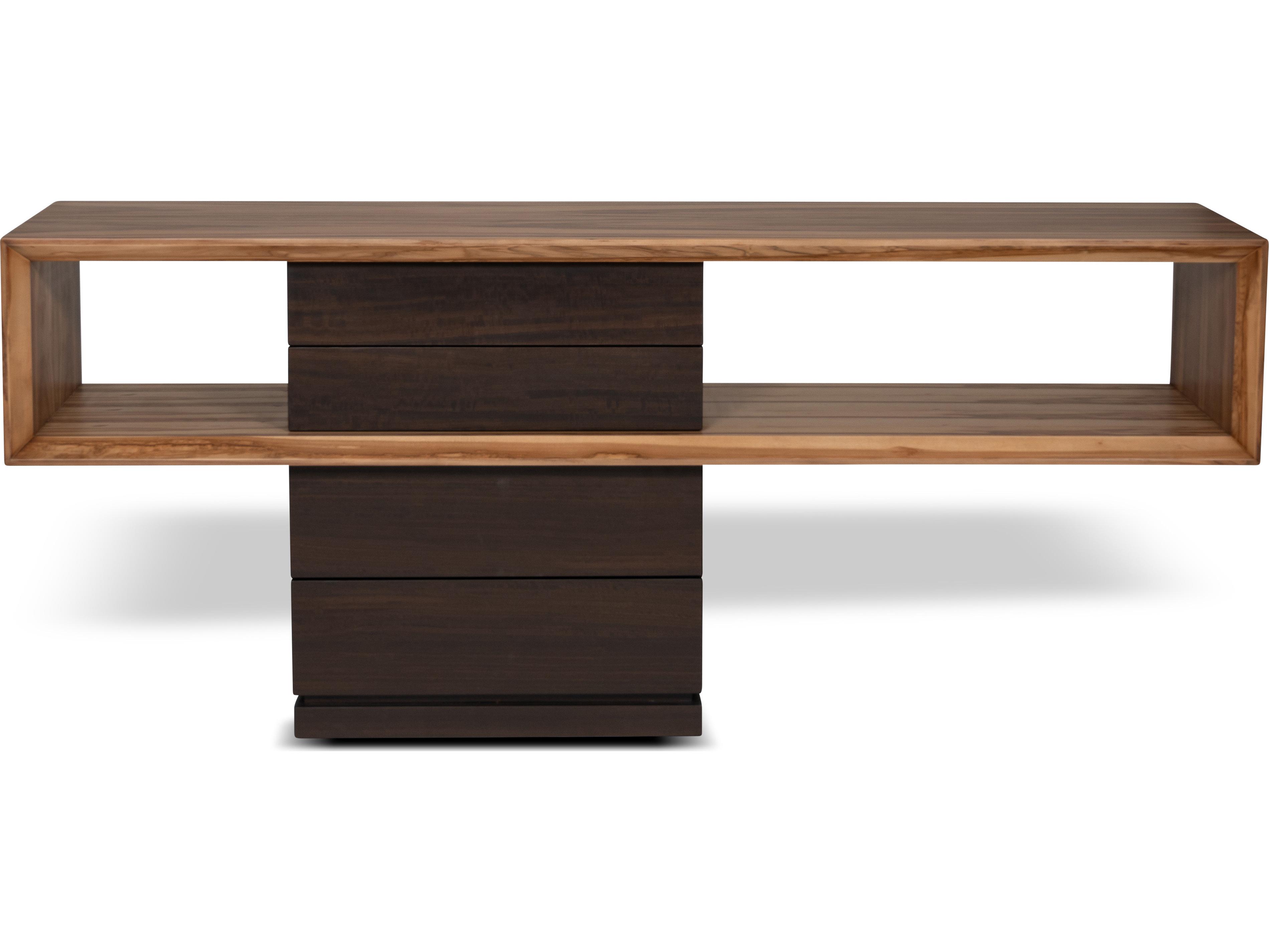 Urbia Ie Series Mensa Rectangular Wood Redgum Smoked Eucalyptus Console Table