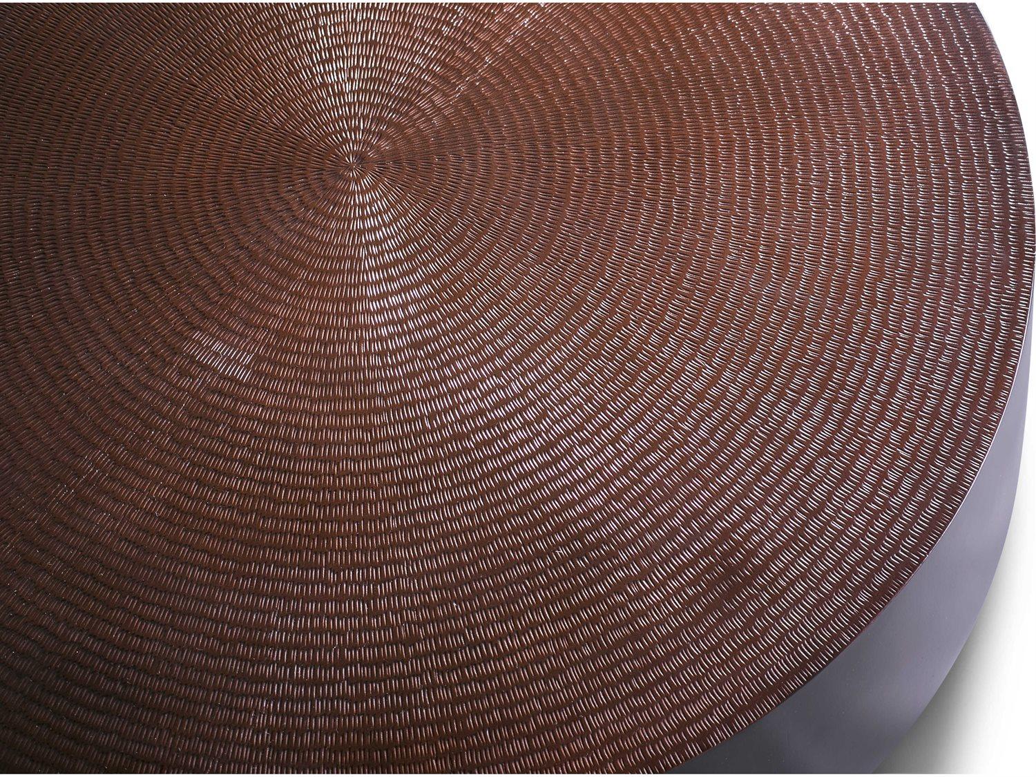 Urbia Ie Series Round Wood Espresso Coffee Table