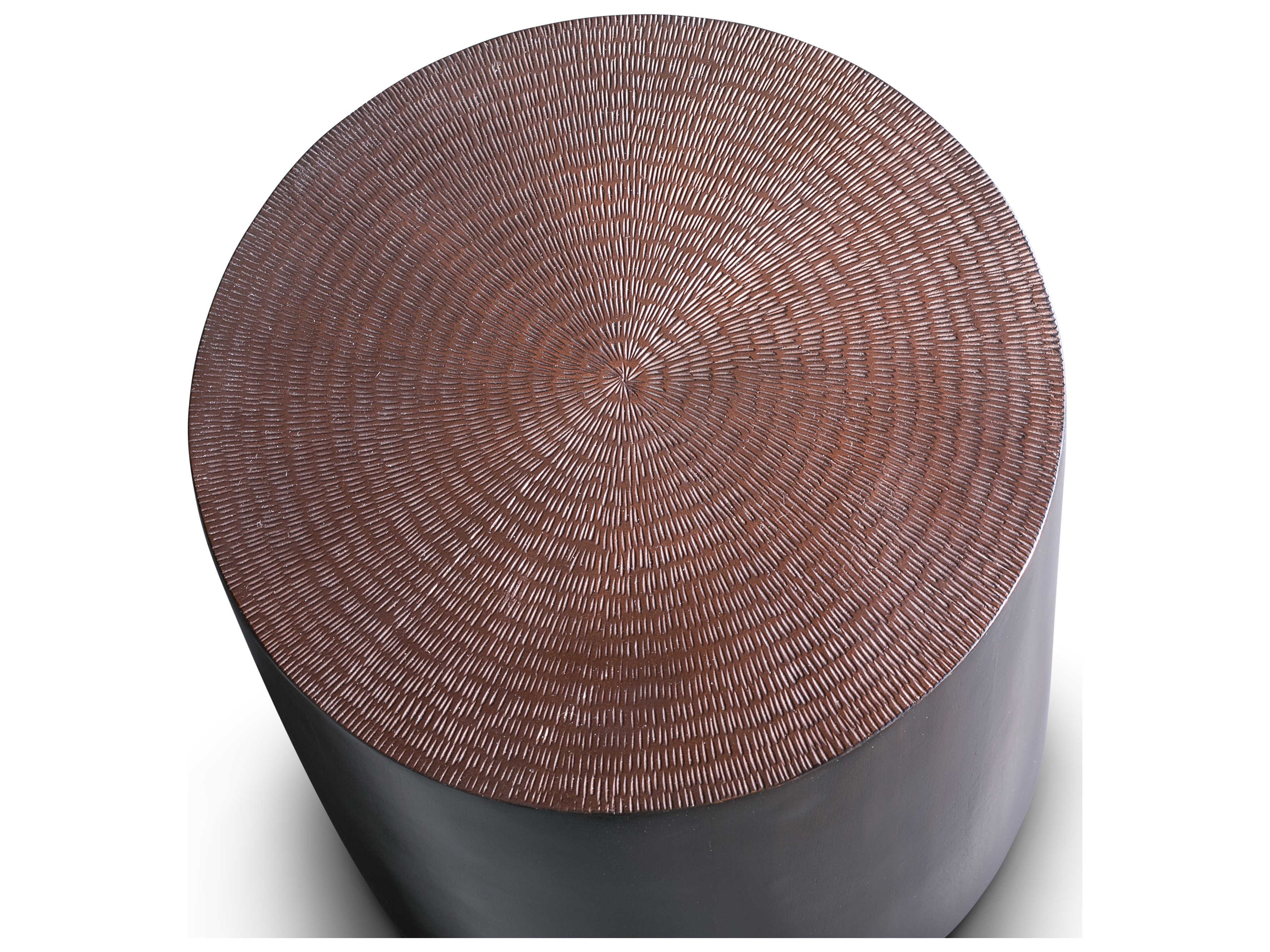 Urbia Ie Series Round Wood Espresso End Table