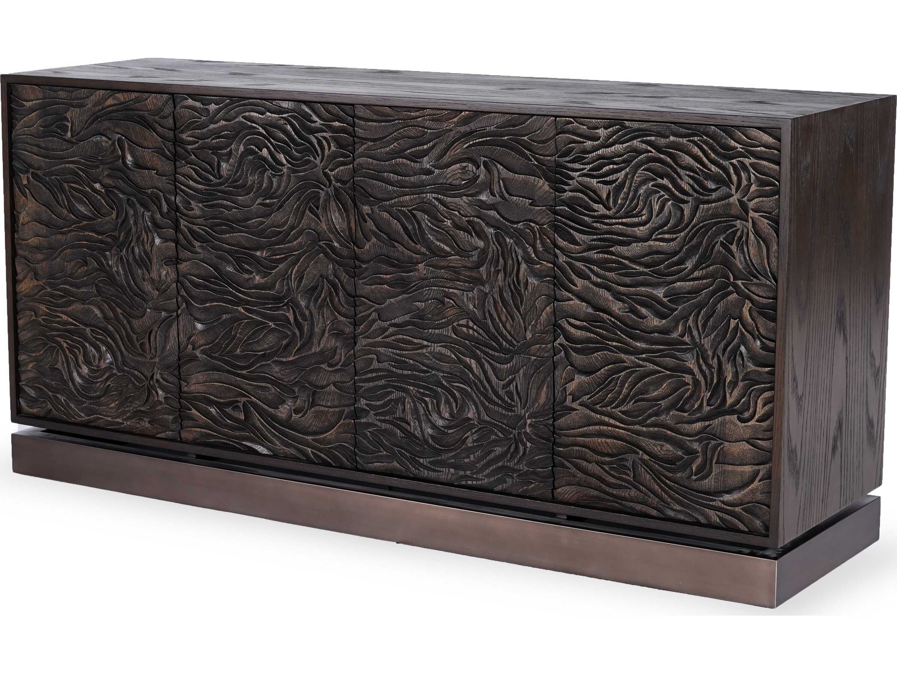Urbia Ie Series Onda 71" Mahogany Wood Coffee Sideboard