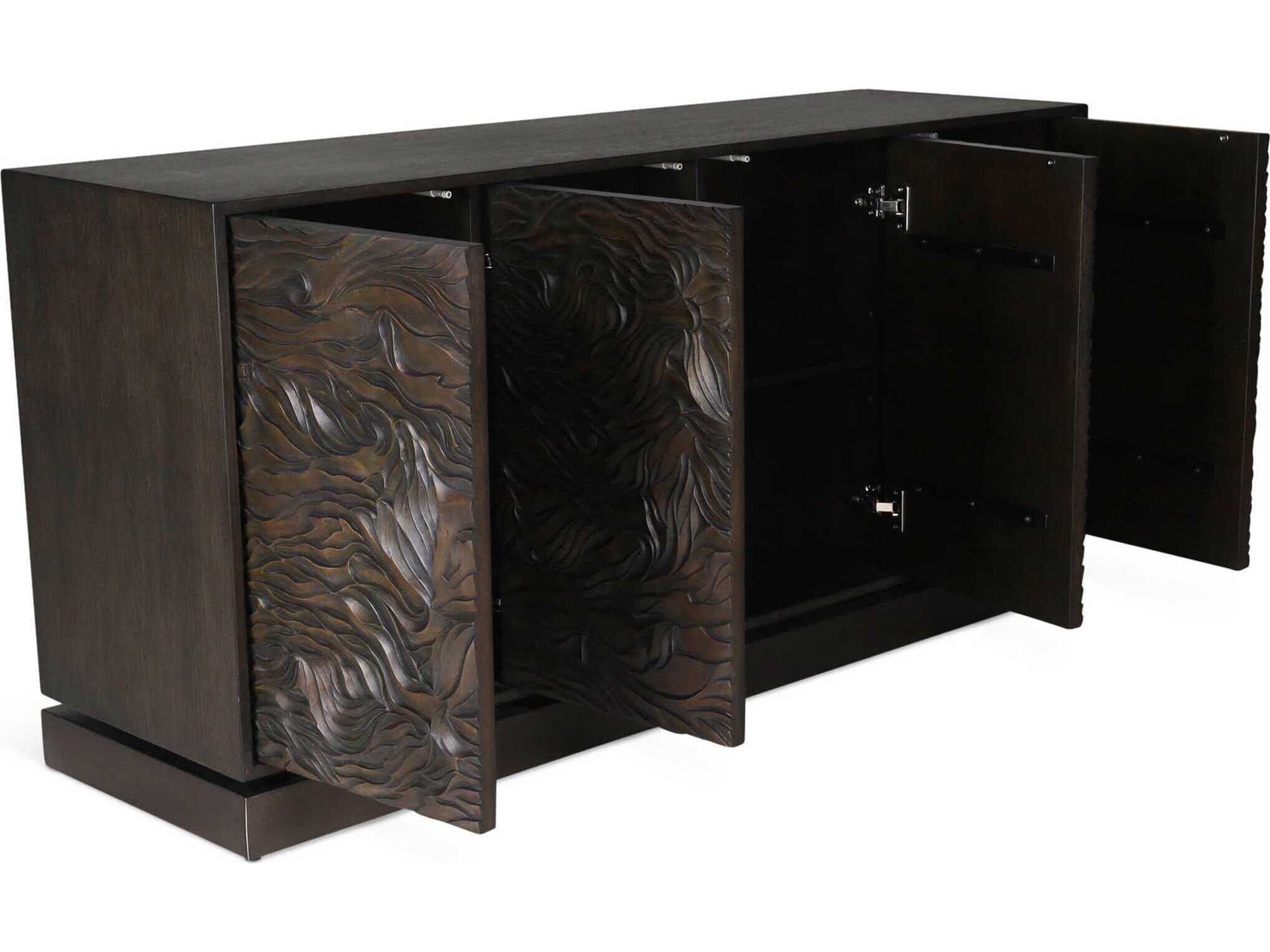 Urbia Ie Series Onda 71" Mahogany Wood Coffee Sideboard