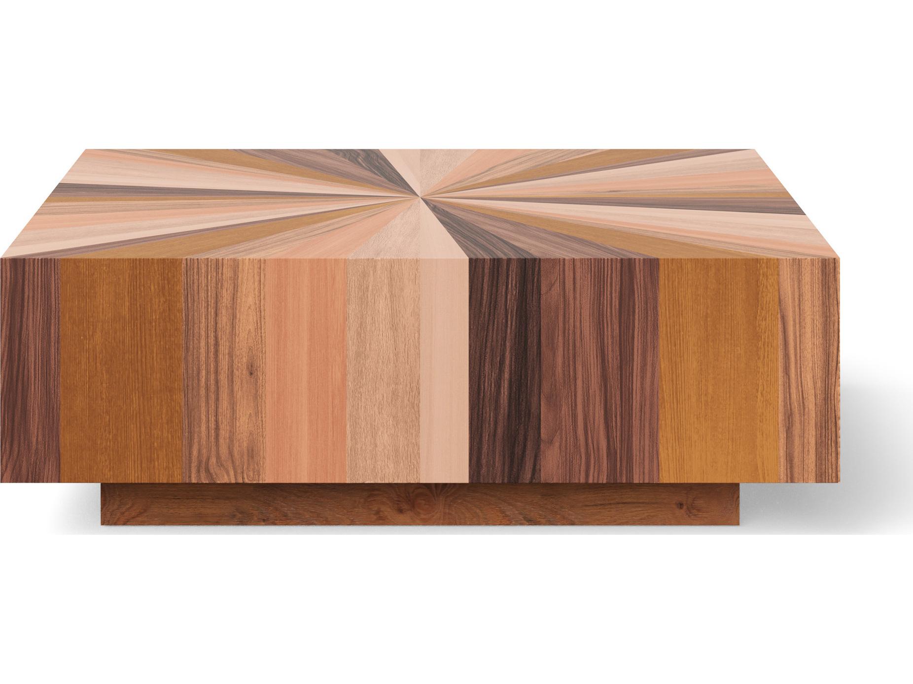 Urbia Ie Series Square Mixed Wood Coffee Table