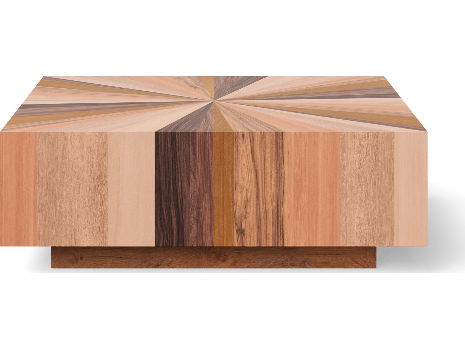 Urbia Ie Series Square Mixed Wood Coffee Table