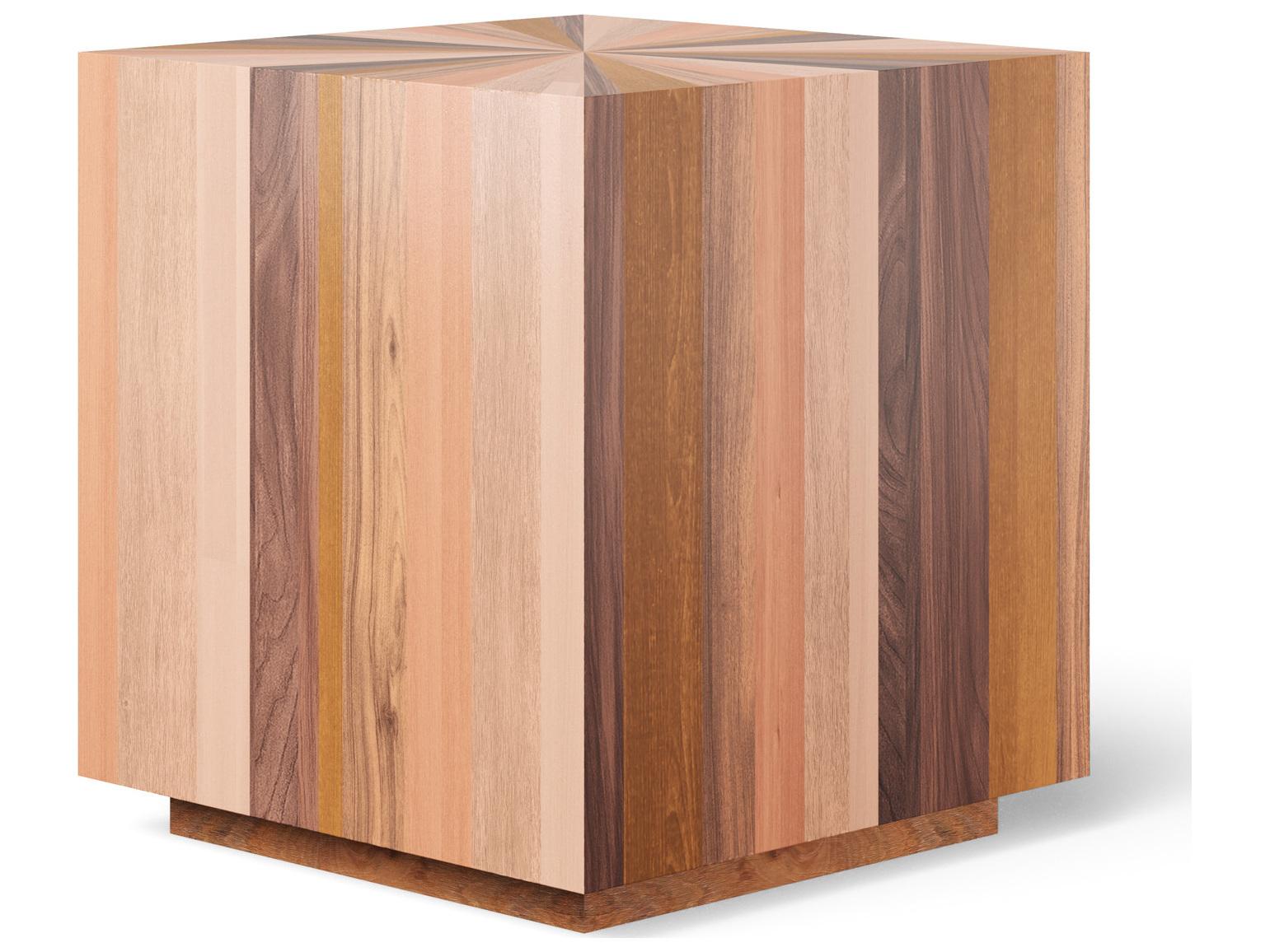 Urbia Ie Series Square Mixed Wood End Table