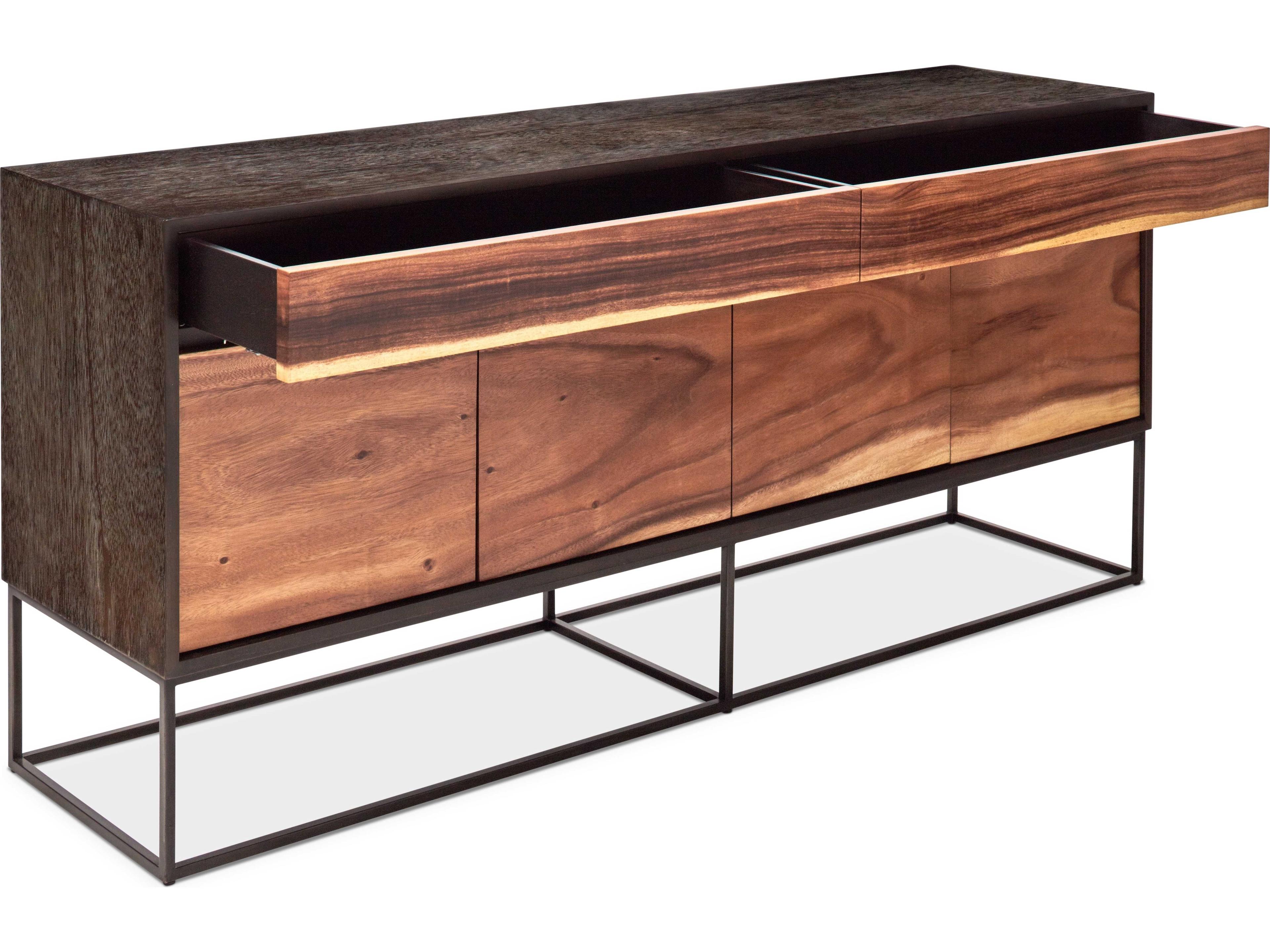 Urbia Ie Series 71" Suar Black Sideboard